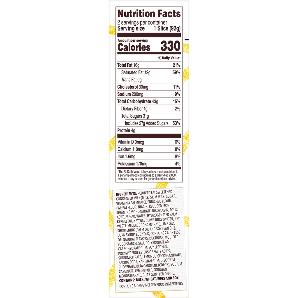 Key Lime Pie Slices 6.5 Oz 2 Pack Edwards