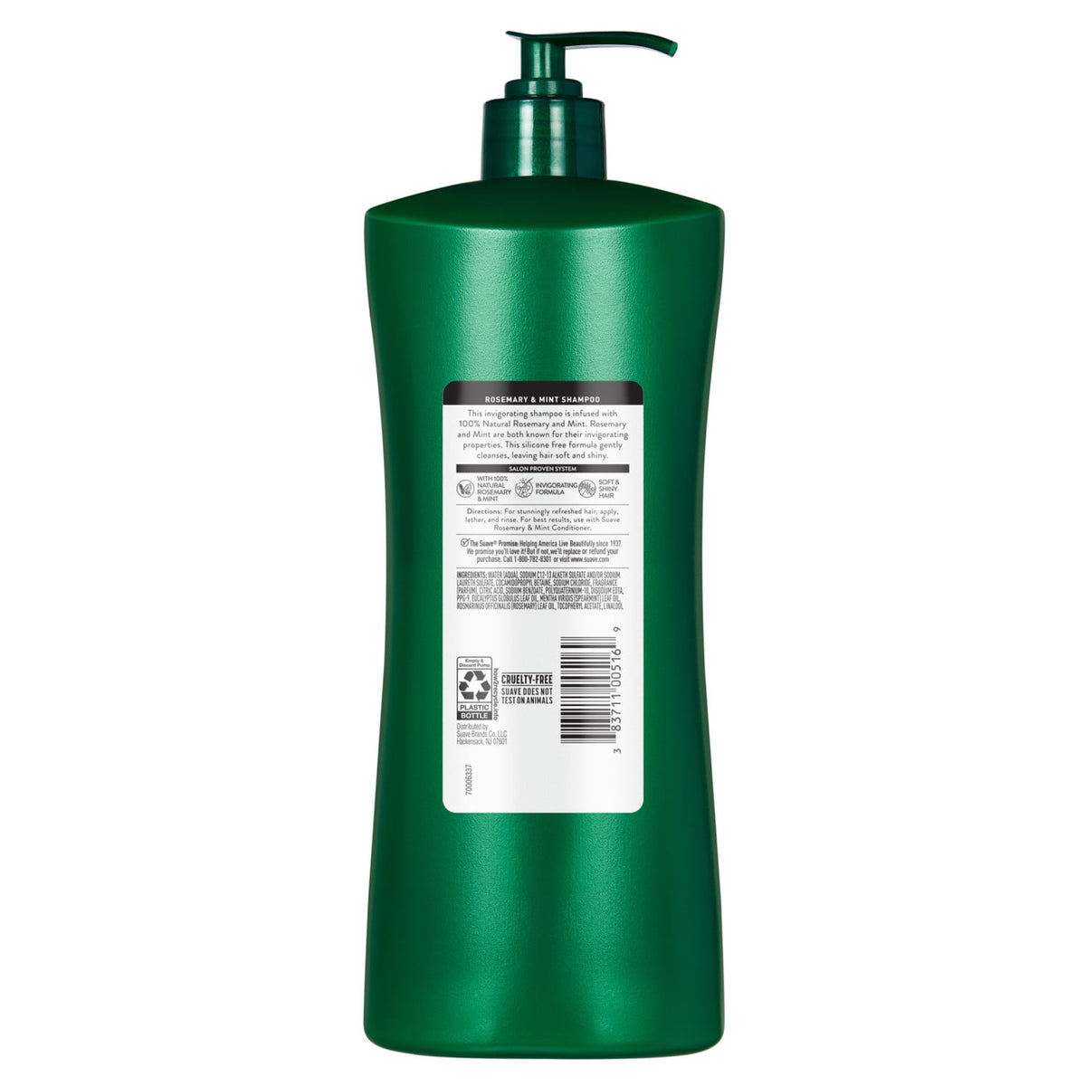 Suave Rosemary & Mint Invigorating Shampoo for All Hair Types 28 fl oz