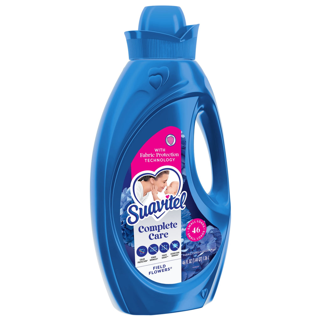 Suavitel Complete Liquid Fabric Softener Field Flowers Scent 46 fl oz 46 Loads