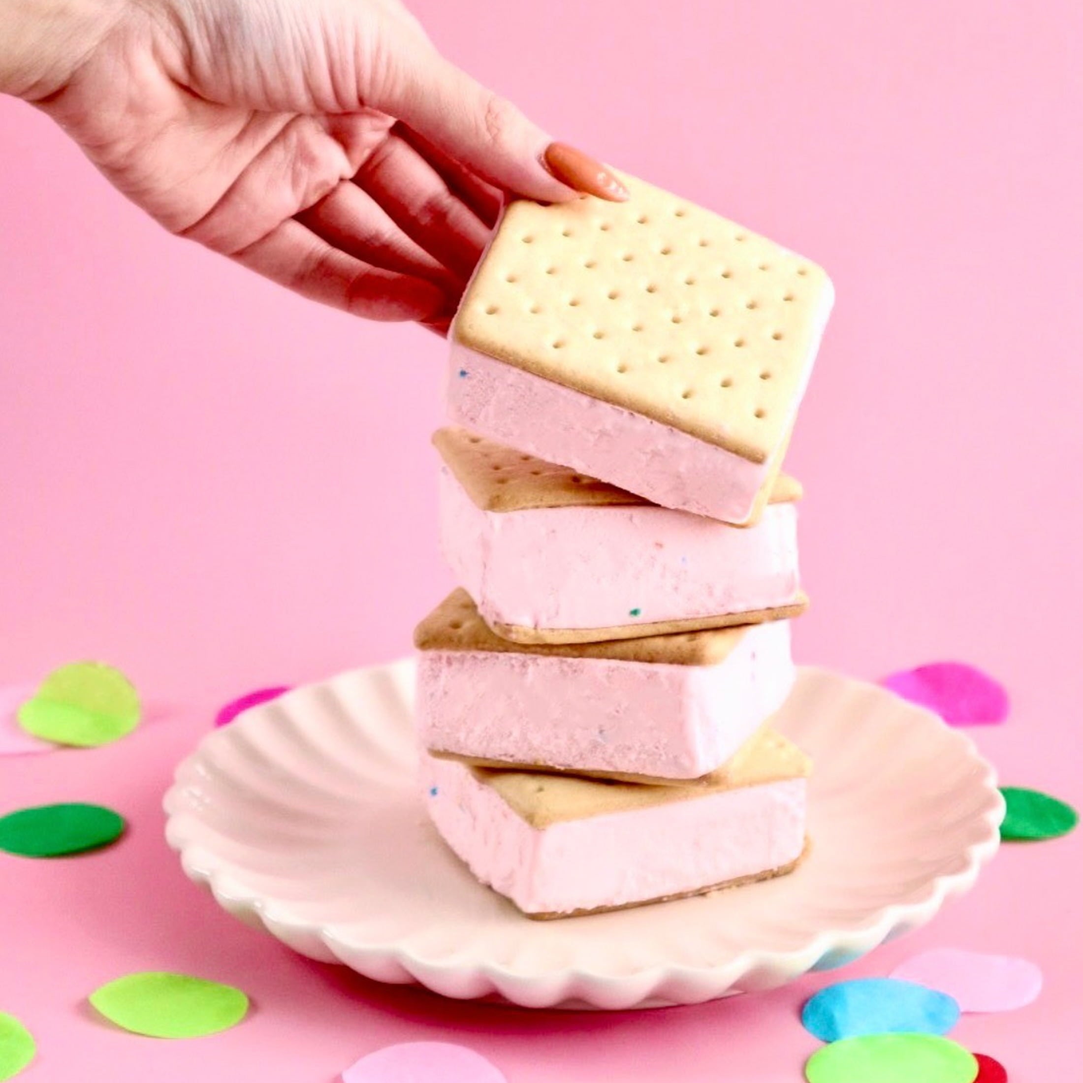 FatBoy Sugar Cookie Ice Cream Sandwich 5 Fl Oz 6 Count