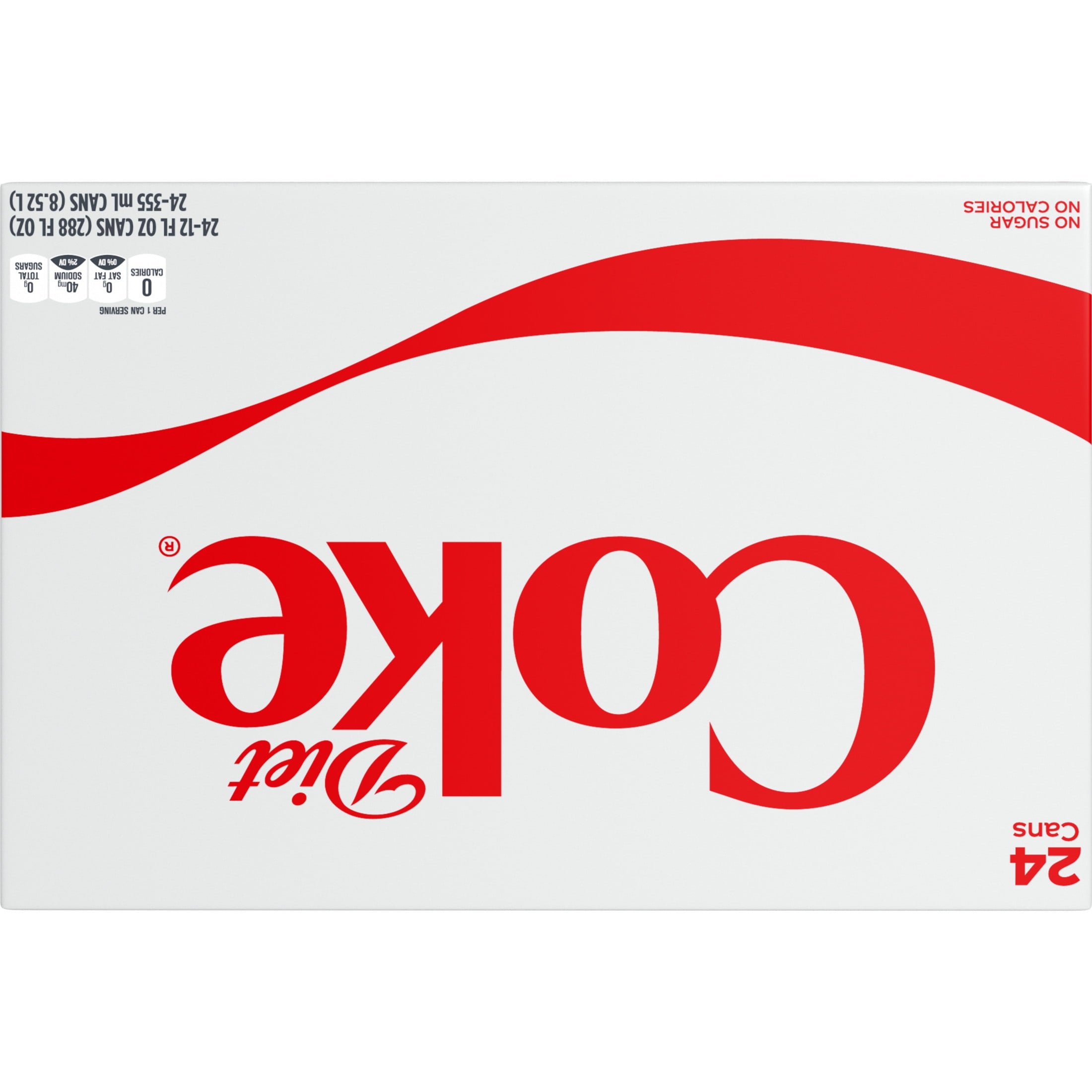 Diet Soda Pop Cans 12 Fl Oz 24 Pack Diet Coke