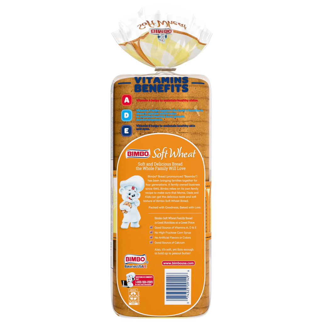 Wheat Bread 20 Oz 1 Count Bimbo