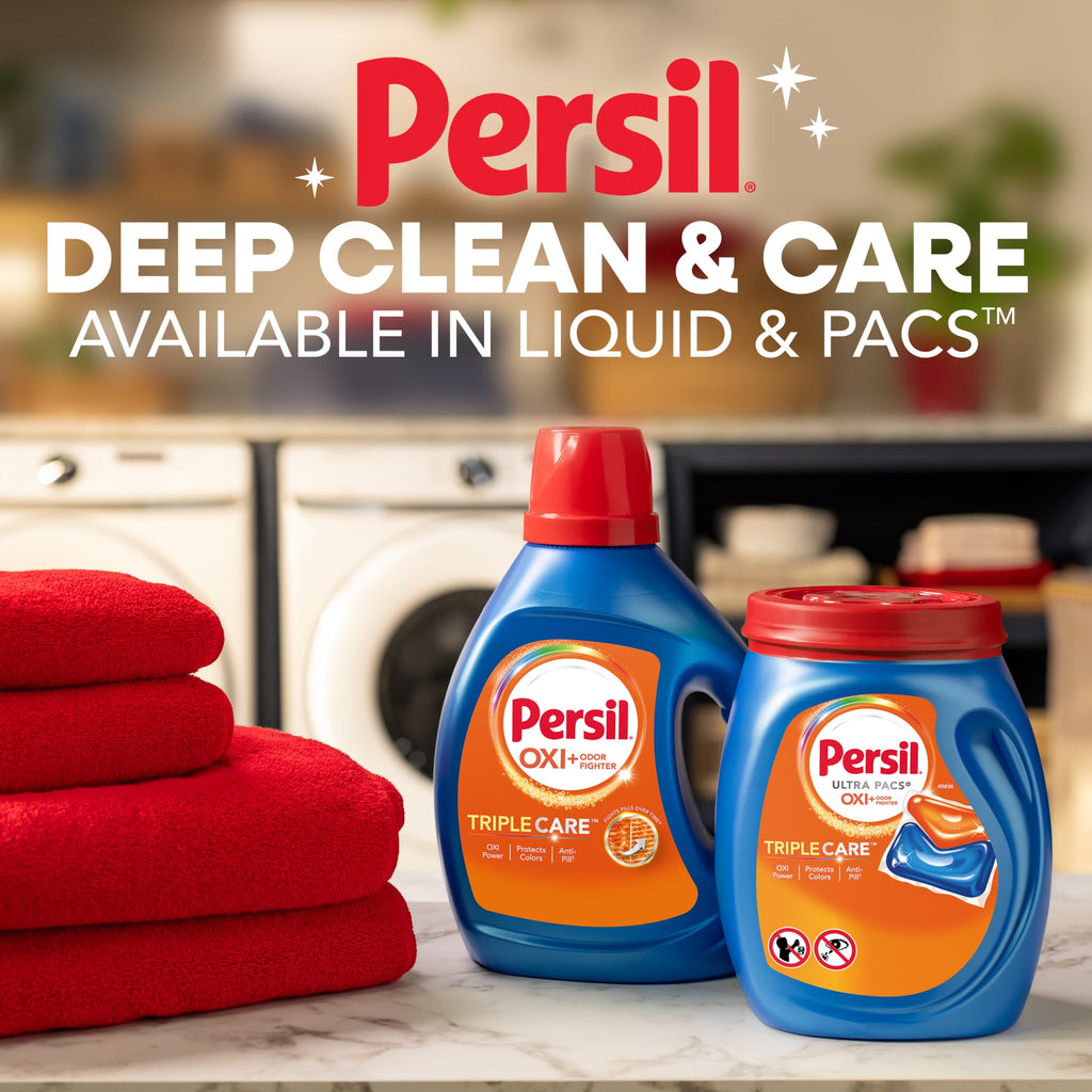 Persil Advanced Clean Oxi+Odor Fighter Liquid Laundry Detergent 34 fl oz 20 Loads