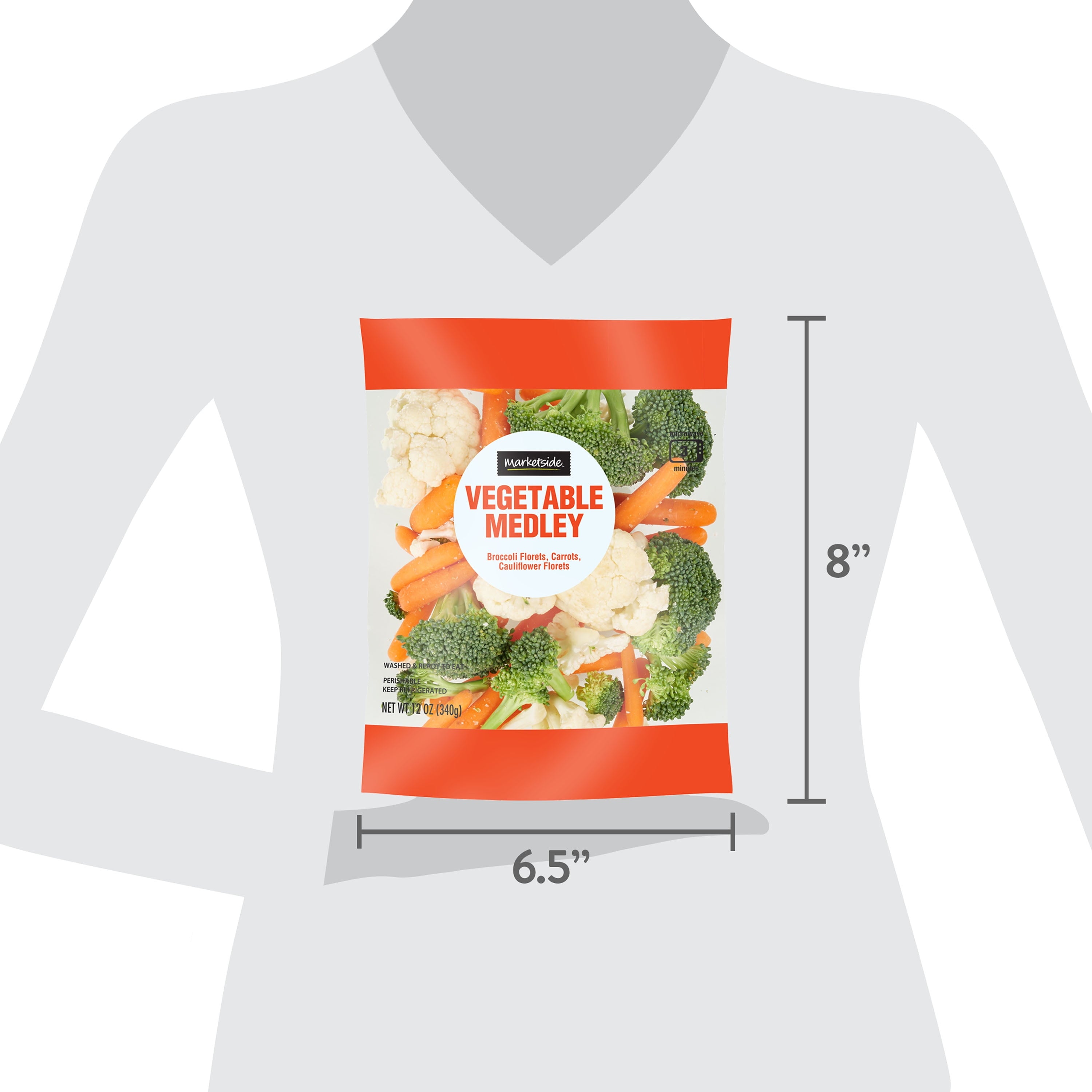 Fresh Vegetable Medley Blend 12 Oz Bag