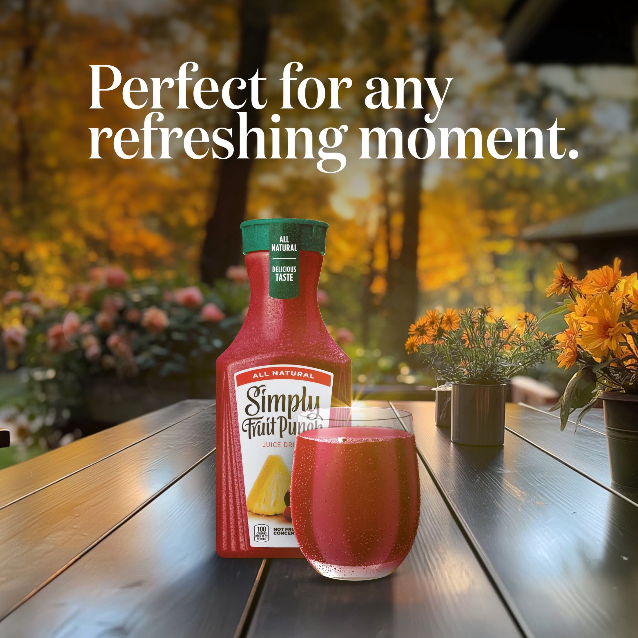 Simply Fruit Punch Juice Drink 52 fl oz Bottle