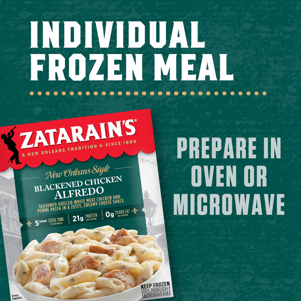 Zatarain's Blackened Chicken Alfredo Frozen Dinner 10.5 Oz