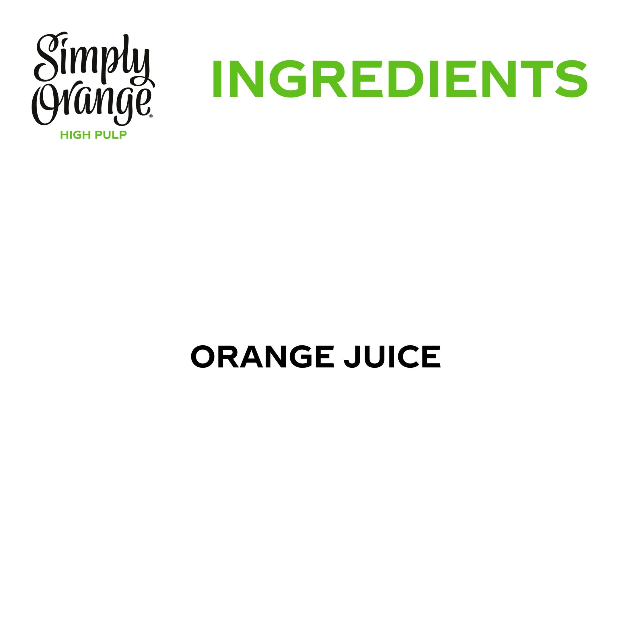 Simply Orange High Pulp Orange Juice 46 fl oz Bottle