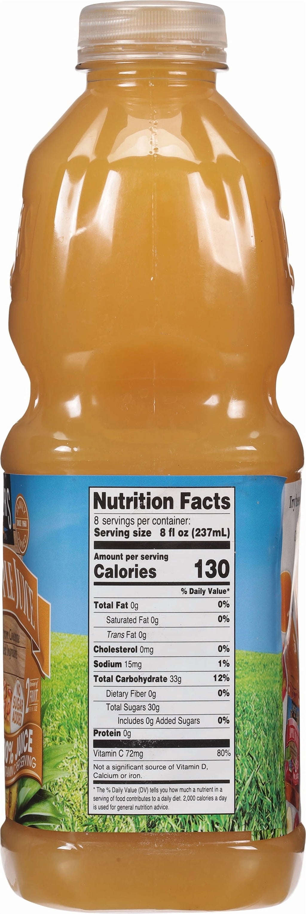 Langers 100% Pure Pineapple Juice 64 fl oz Bottle