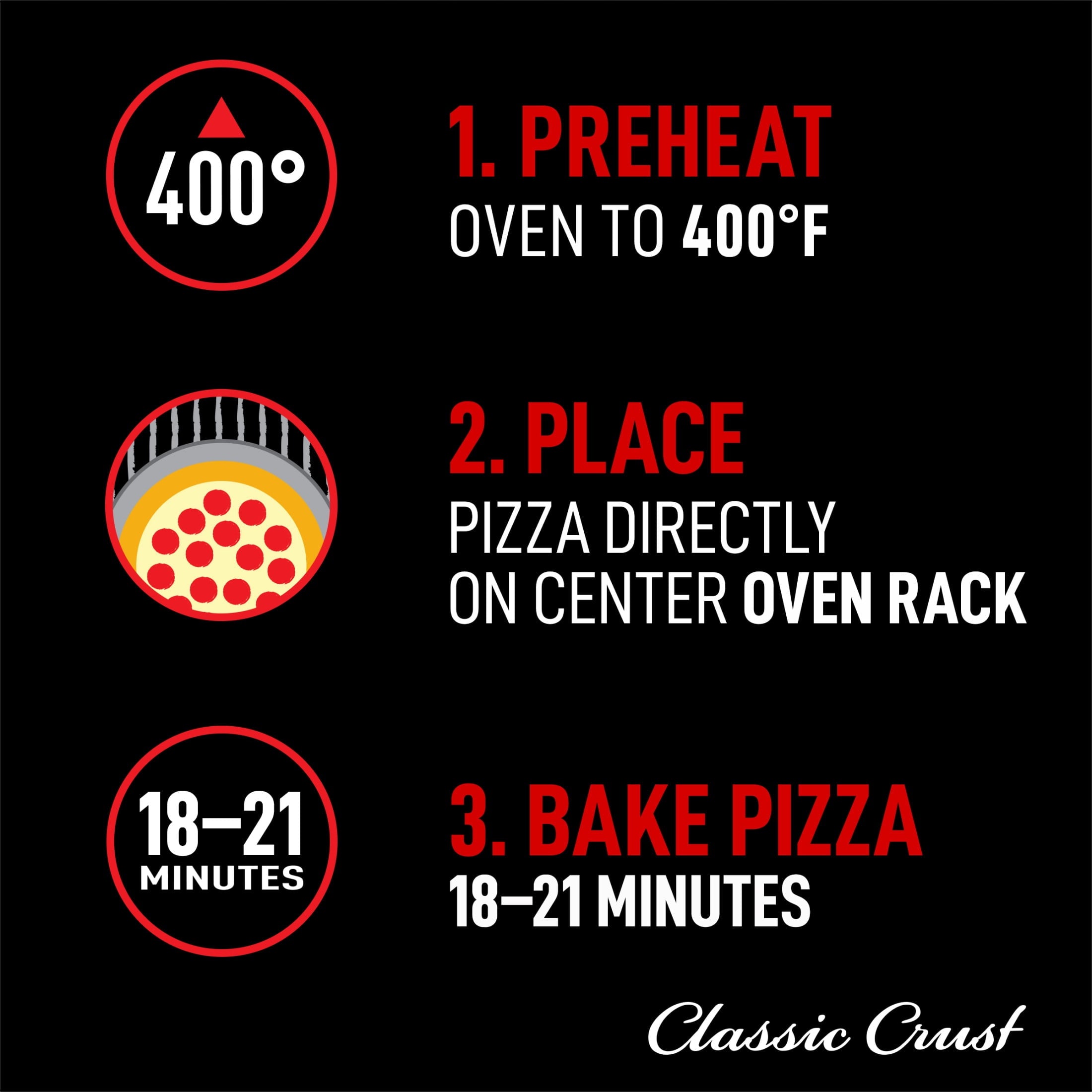 Red Baron Pepperoni Classic Crust Frozen Pizza 20.61 Oz