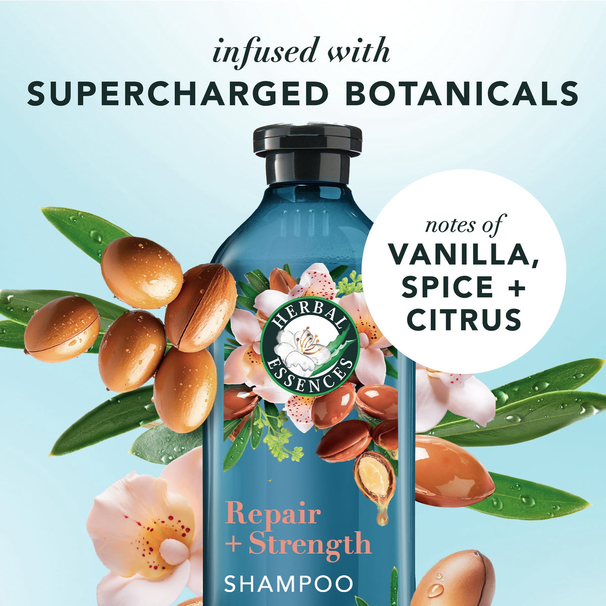 Herbal Essences Repair + Strength Argan Oil Shampoo 13.5 fl oz