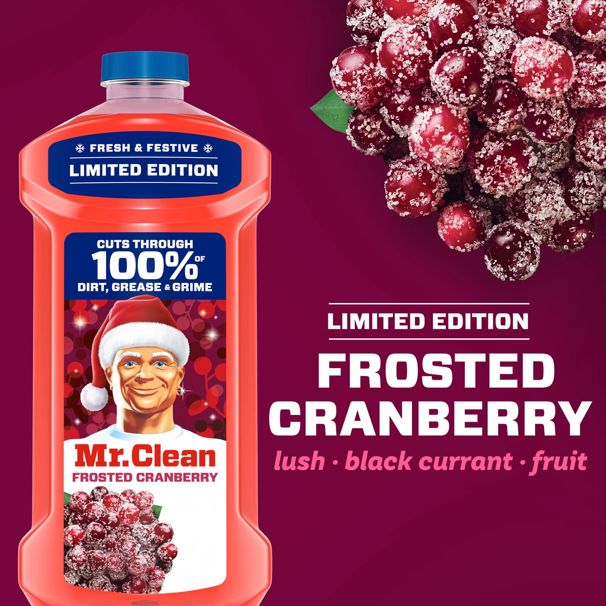Mr. Clean Multi-Surface Cleaner Frosted Cranberry 41 fl oz