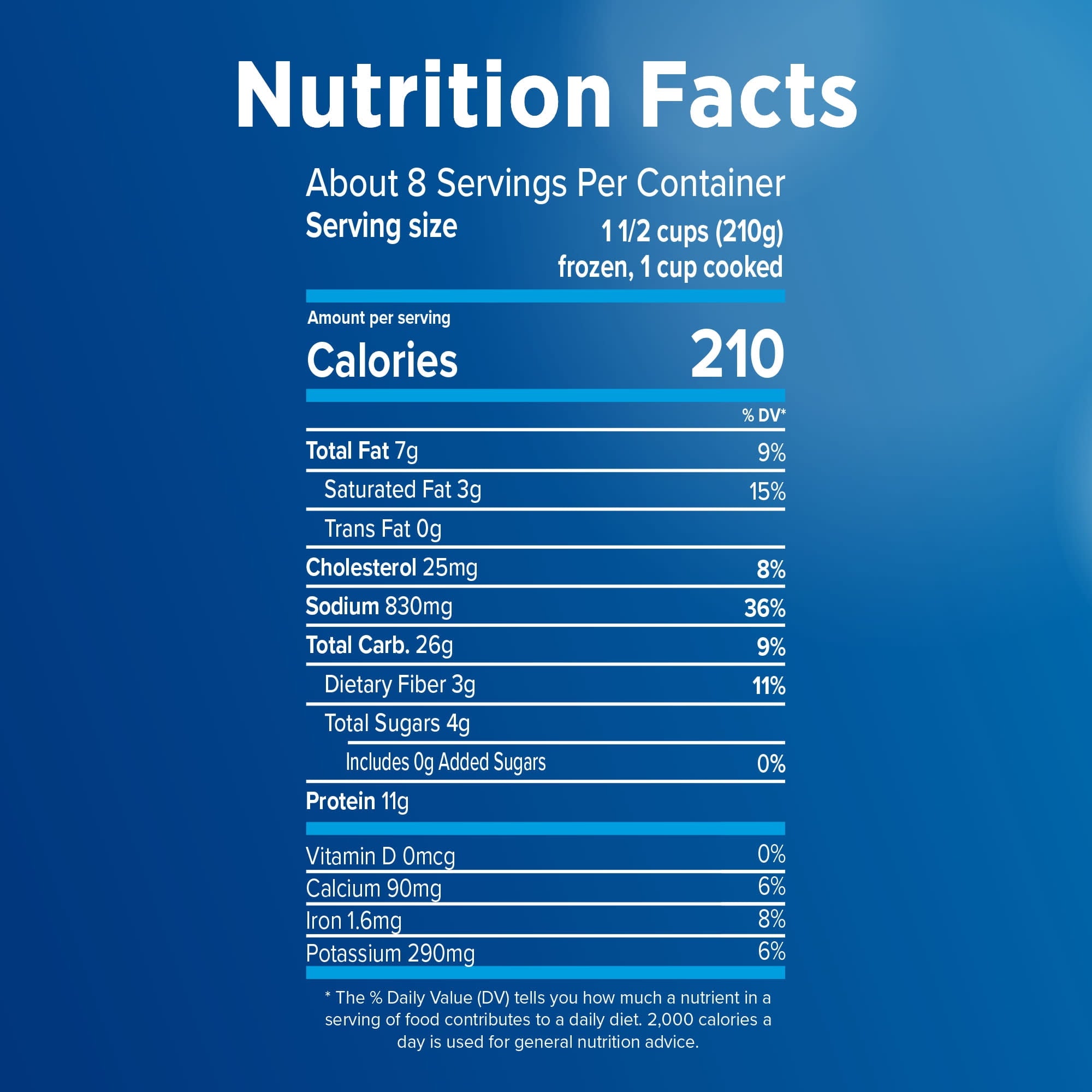 Birds Eye Voila! Alfredo Chicken Frozen Meal 60 Oz
