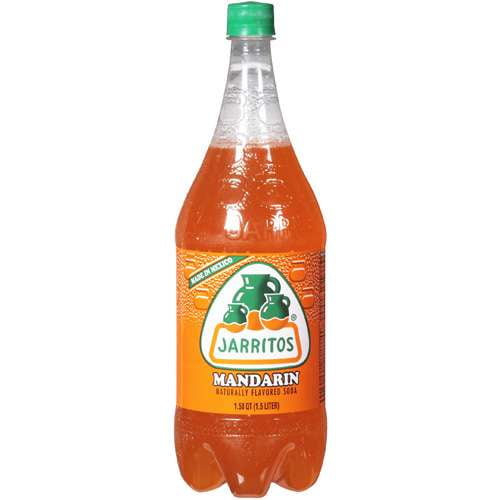 Jarritos Mandarin Soda Pop Bottle 1.58 qt