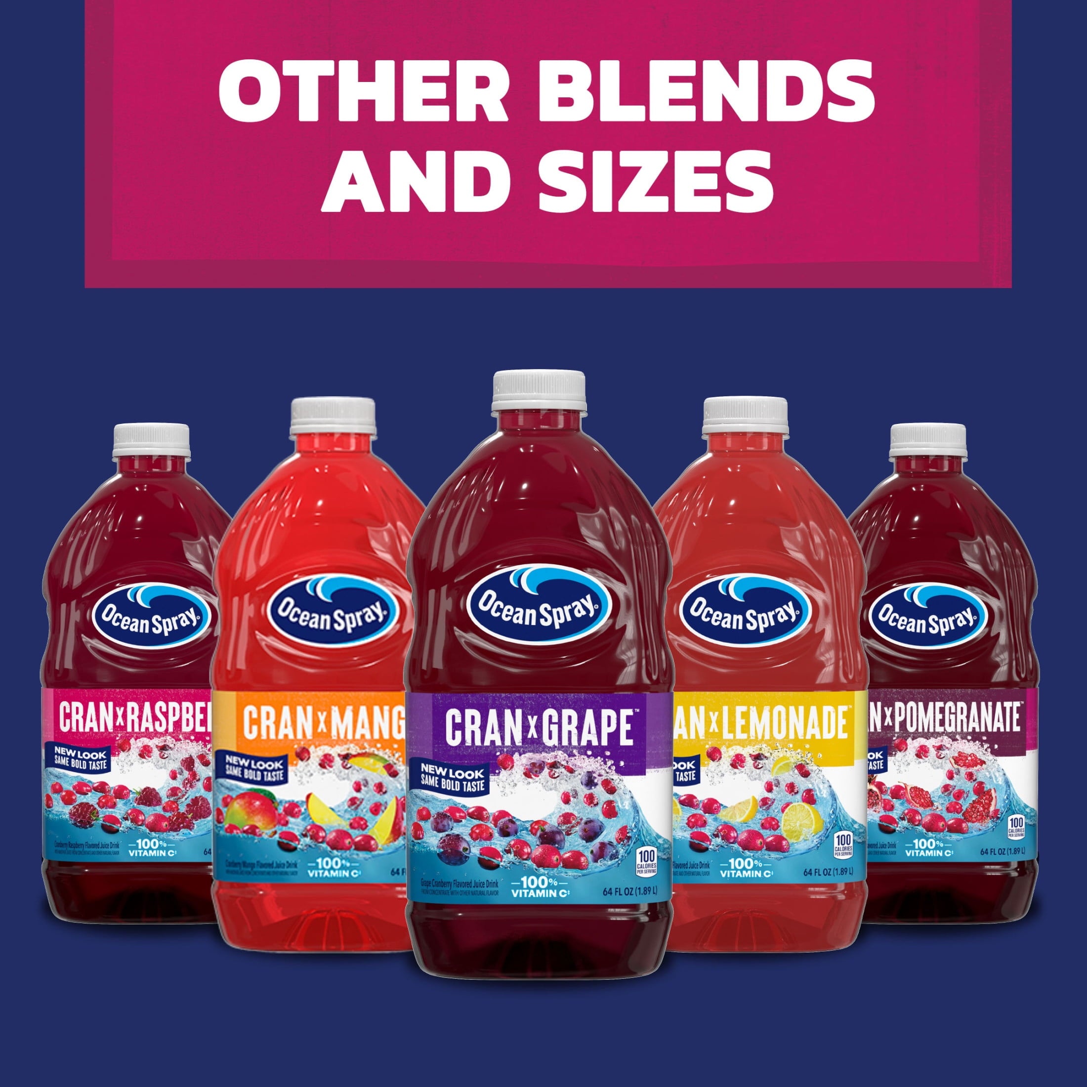 Ocean Spray Cran-Watermelon Cranberry Watermelon Juice Drink 64 fl oz Bottle