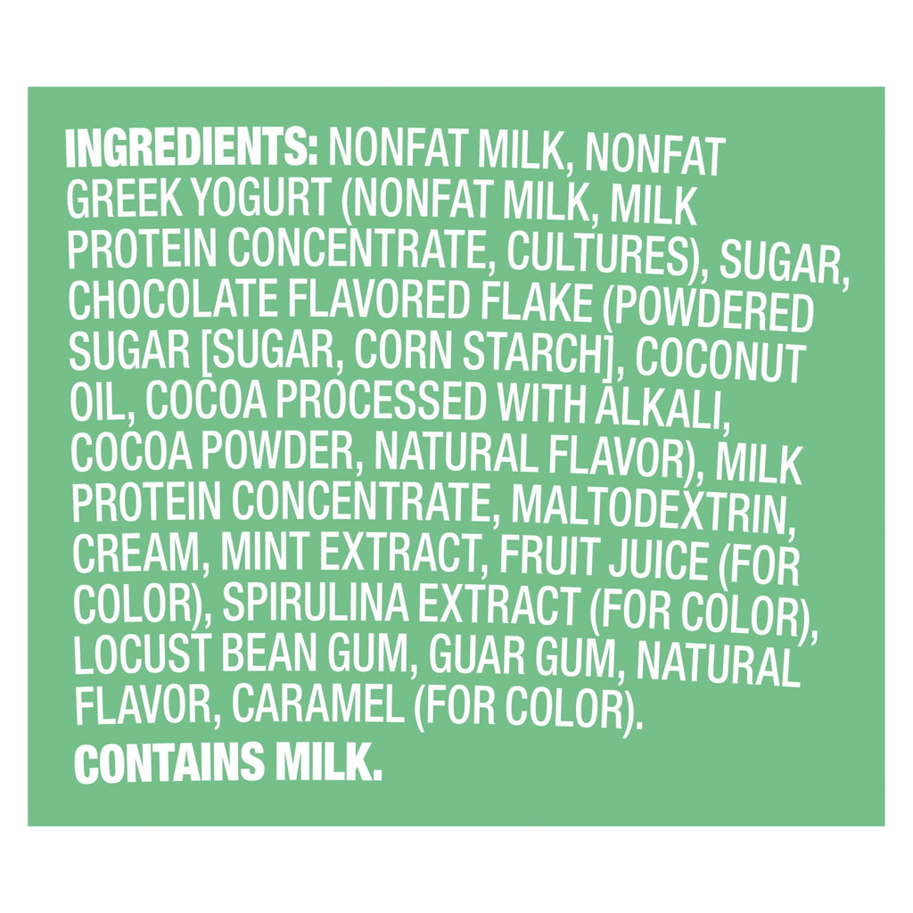Yasso Mint Chocolate Chip Frozen Greek Yogurt 14 Fl Oz