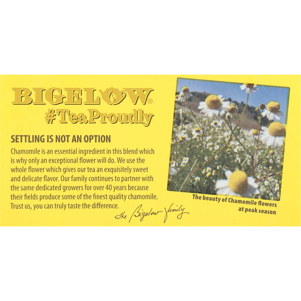 Bigelow Lavender Chamomile Plus Probiotics Caffeine Free Herbal Tea Bags 18 Count