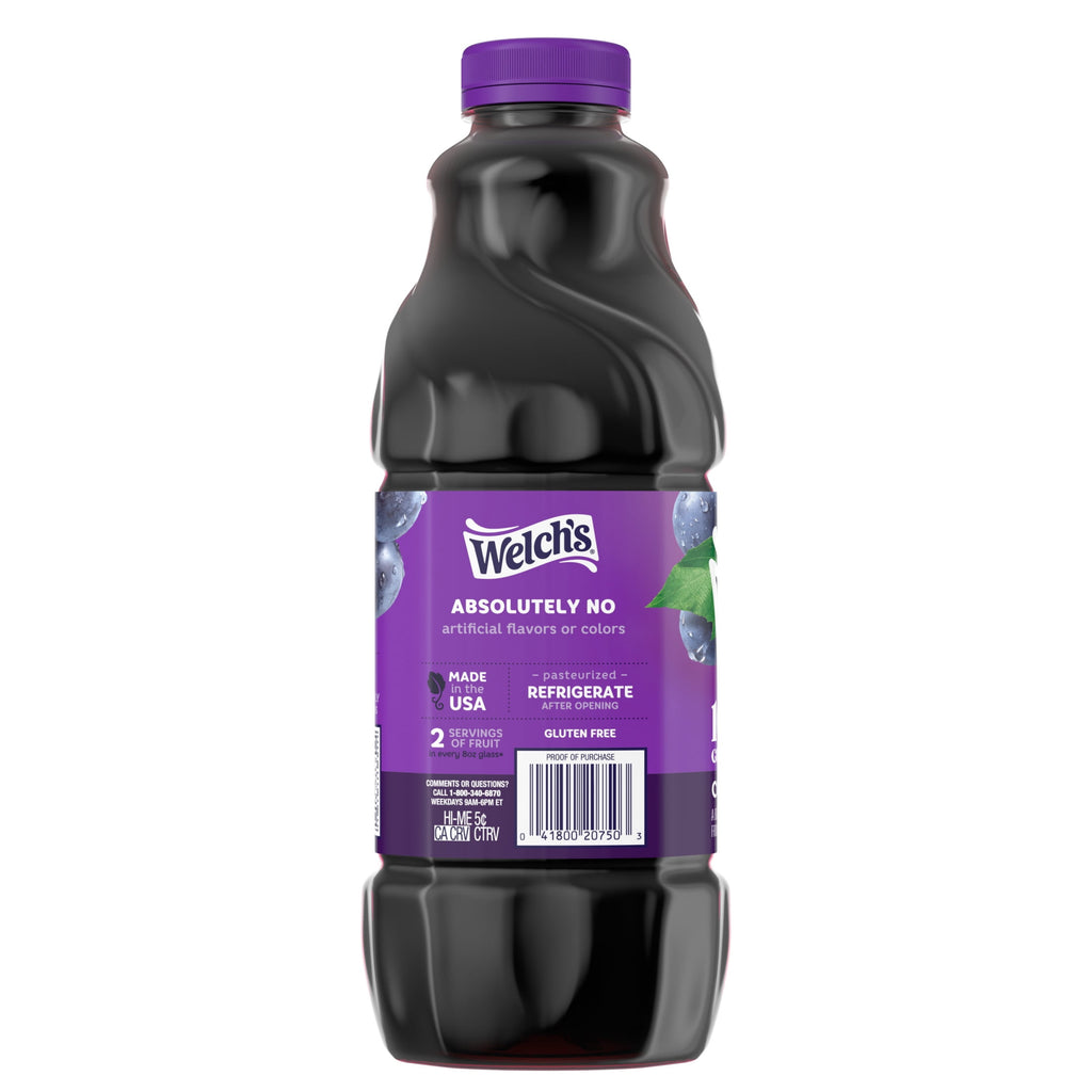 Welch's 100% Concord Grape Juice 64 fl oz Bottle
