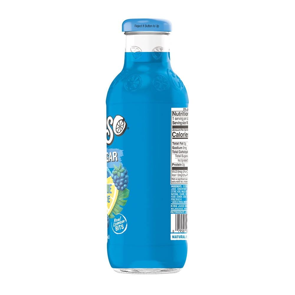 Calypso Ocean Blue Zero Sugar Lemonade 16 fl oz