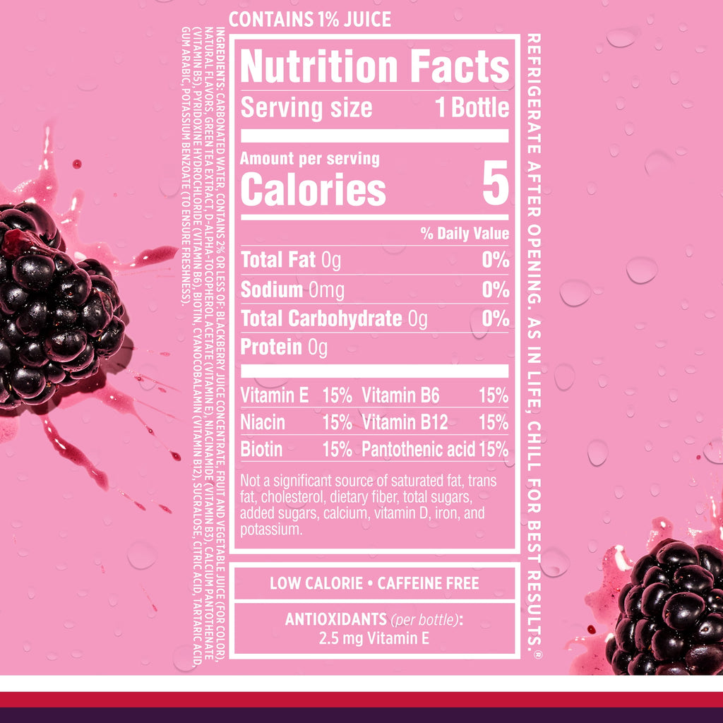 Sparkling Ice Naturally Flavored Sparkling Water Black Raspberry 17 fl oz