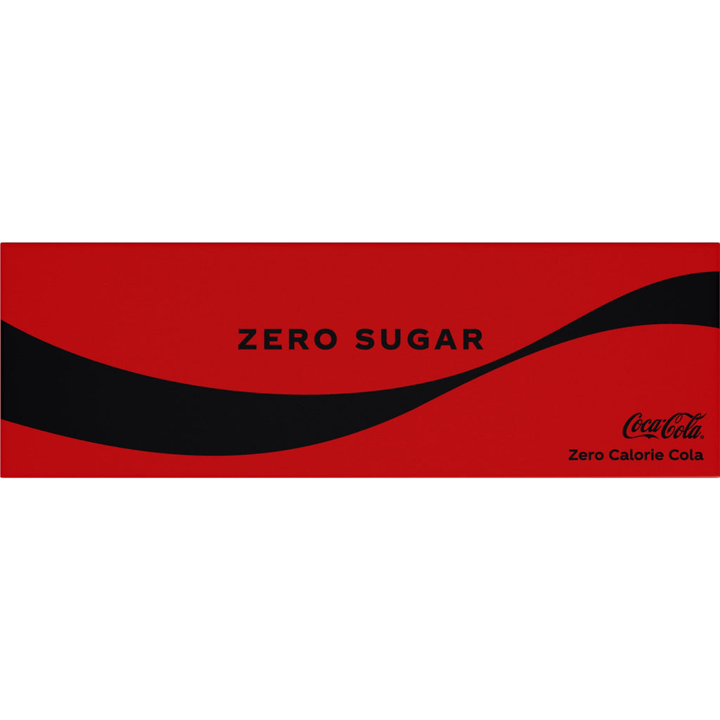 Zero Sugar Soda Pop Fridge Pack Cans 12 Fl Oz Coca-Cola