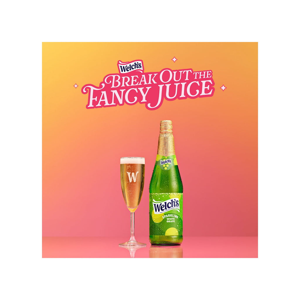 Welch's Sparkling White Grape Juice Cocktail 25.4 fl oz Bottle