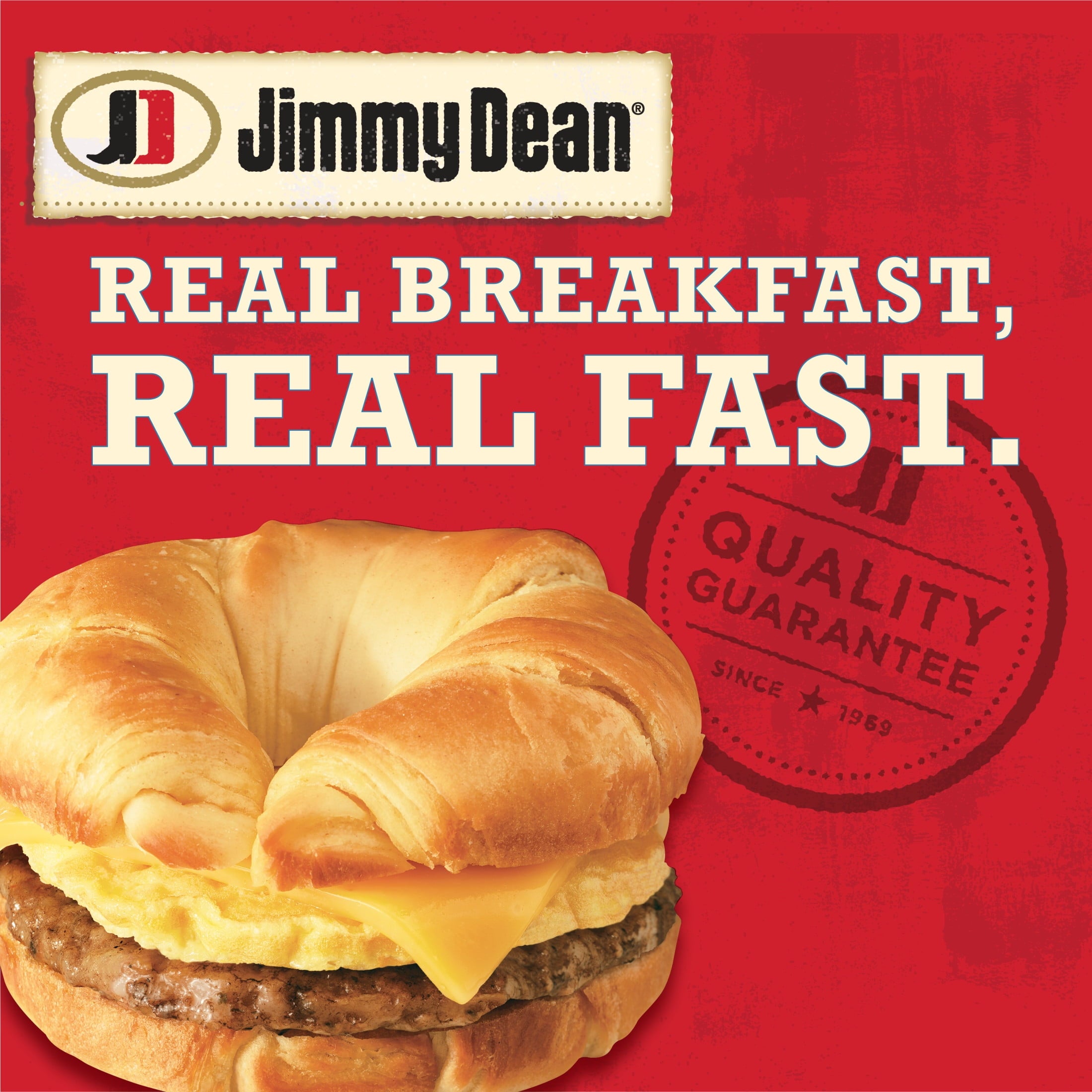 Jimmy Dean Sausage Egg & Cheese Croissant Frozen Breakfast Sandwiches 8 Count 36 Oz