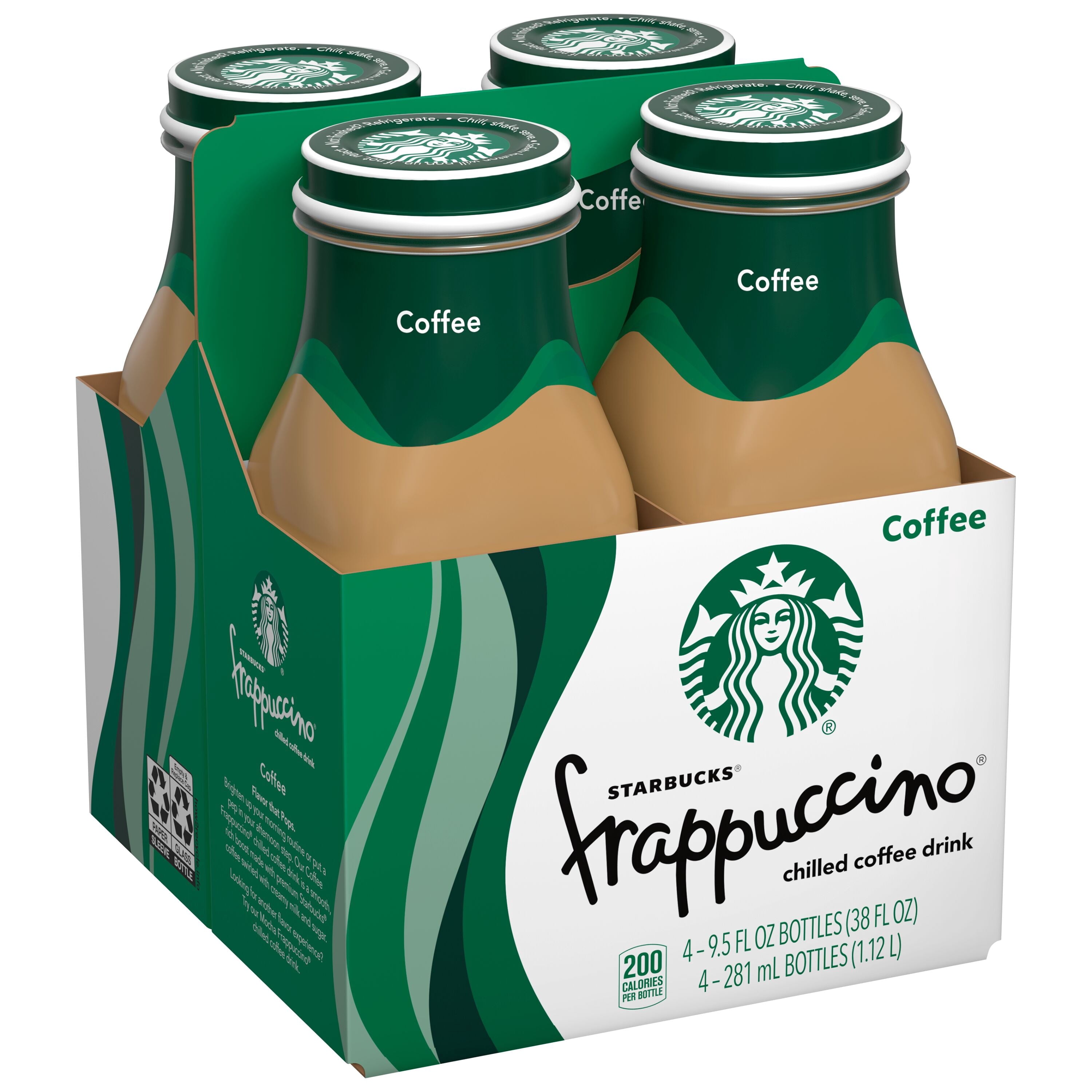 Starbucks Frappuccino Coffee Drink 9.5 fl oz 4 Count
