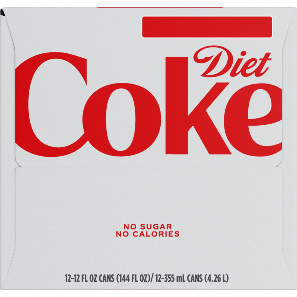 Diet Coke Soda Fridge Pack Cans 12 fl oz 12 Pack