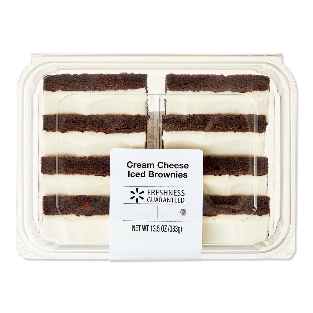 Cream Cheese Iced Brownies 13.5 Oz 8 Count Freshness Guaranteed