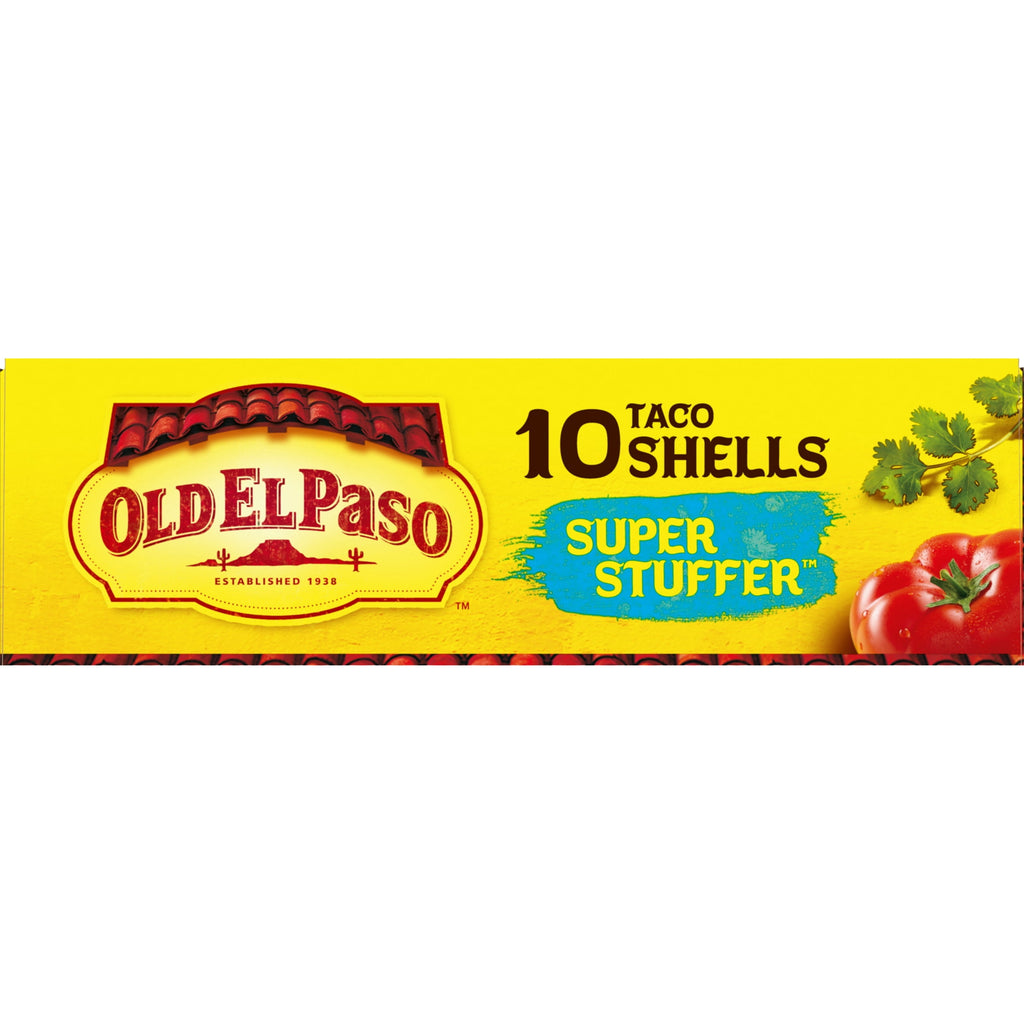 Extra Large Super Stuffer Taco Shells 6.6 Oz 10 Count Old El Paso