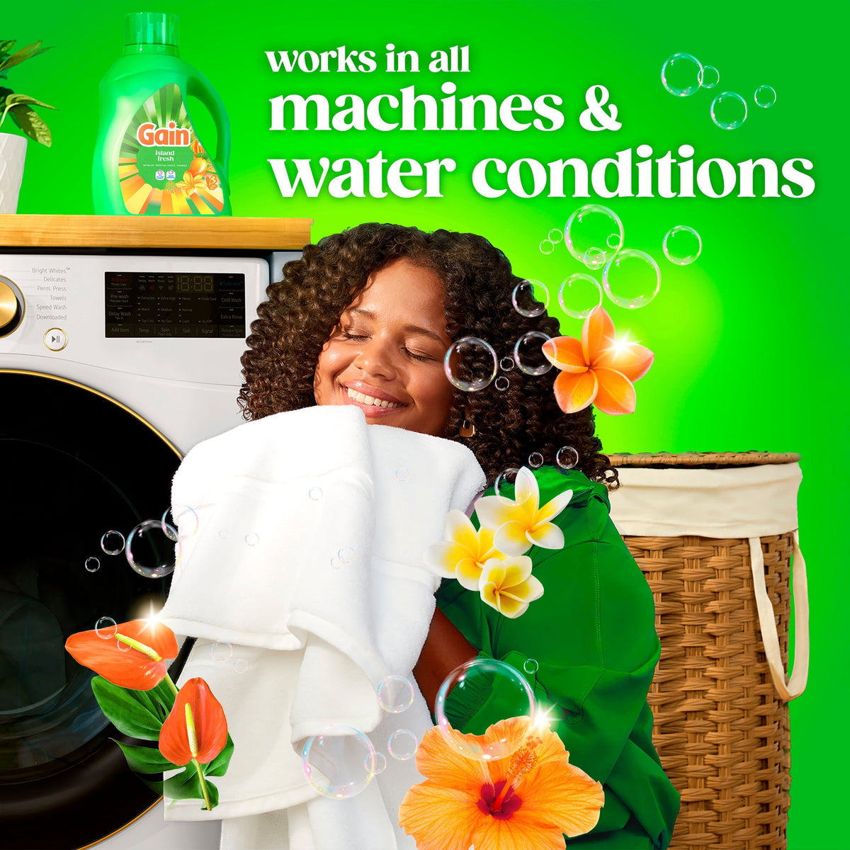 Gain Liquid Laundry Detergent Island Fresh Scent 81 fl oz 61 Loads