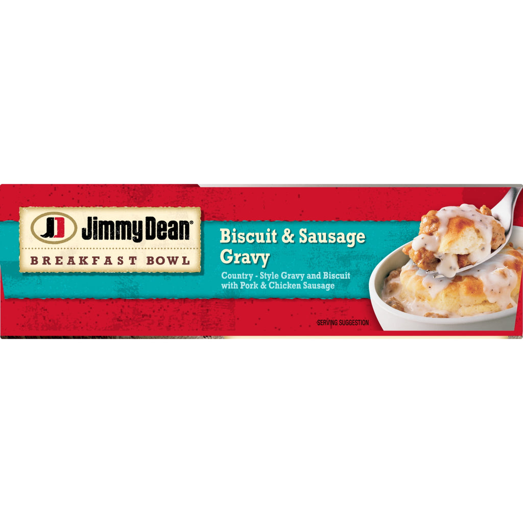 Jimmy Dean Biscuit & Sausage Gravy Breakfast Bowl Frozen 9 Oz