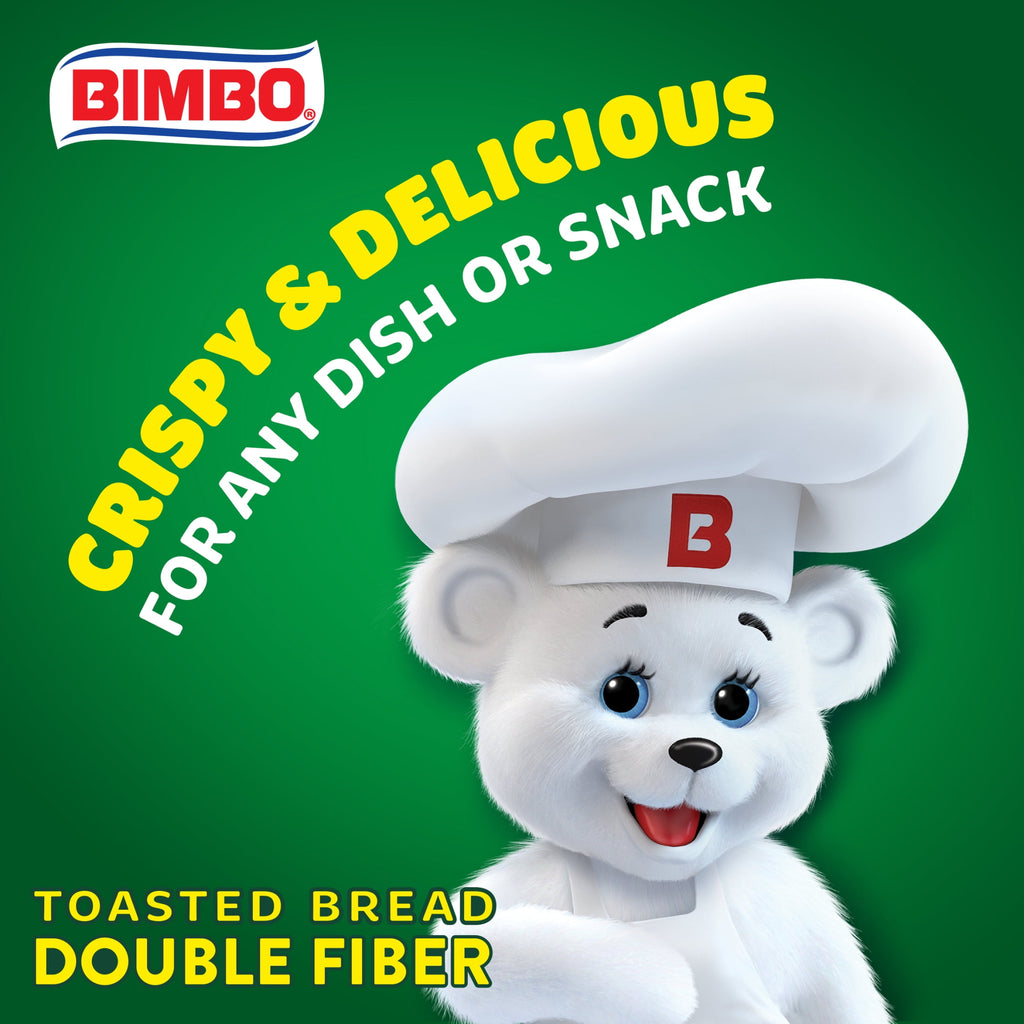 Pan Tostado Doble Fibra Toasted Bread 8.82 Oz Bimbo