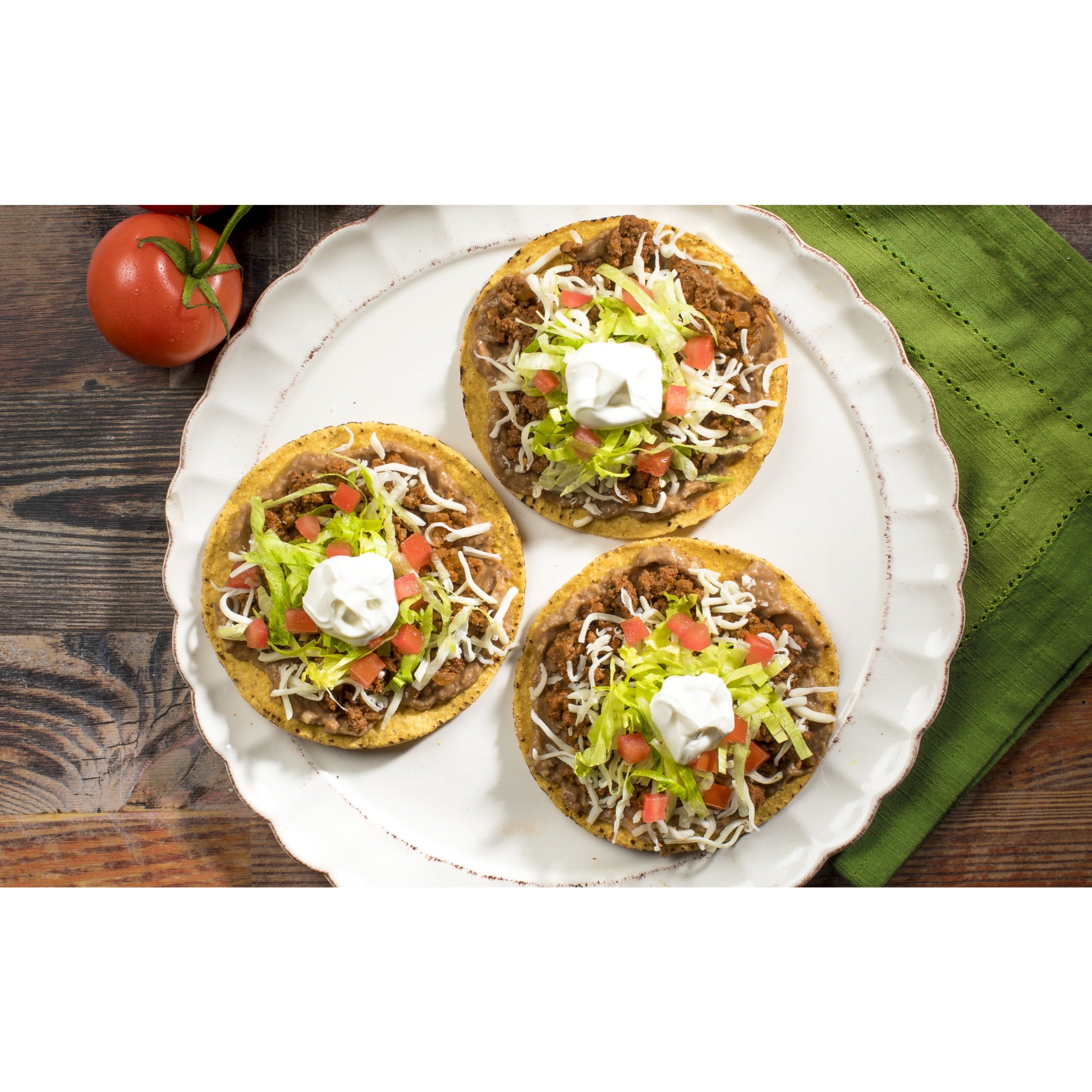 Yellow Tostadas Caseras 12.8 Oz 22 Count Guerrero