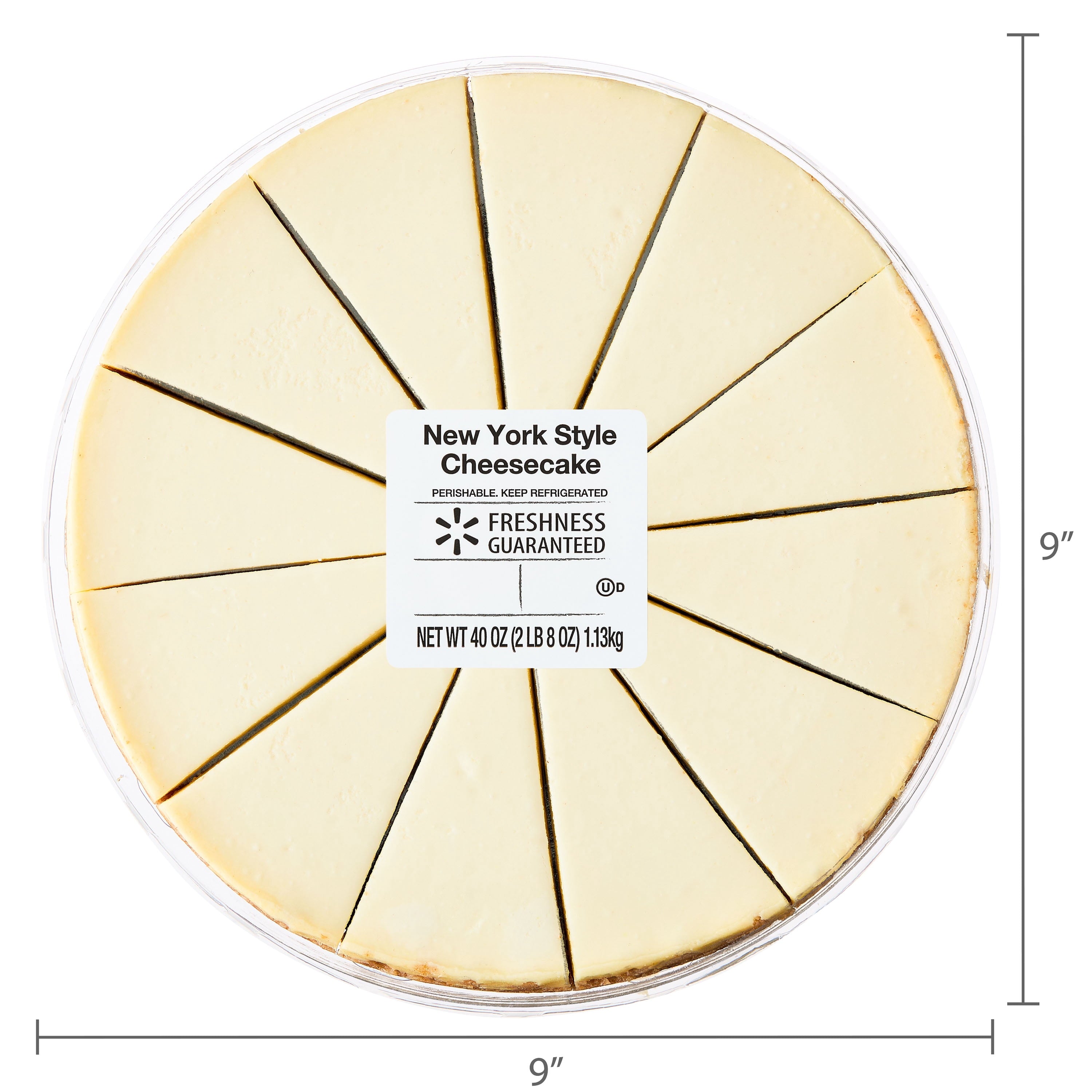 New York Style Full Cheesecake 40 Oz 12 Count Freshness Guaranteed