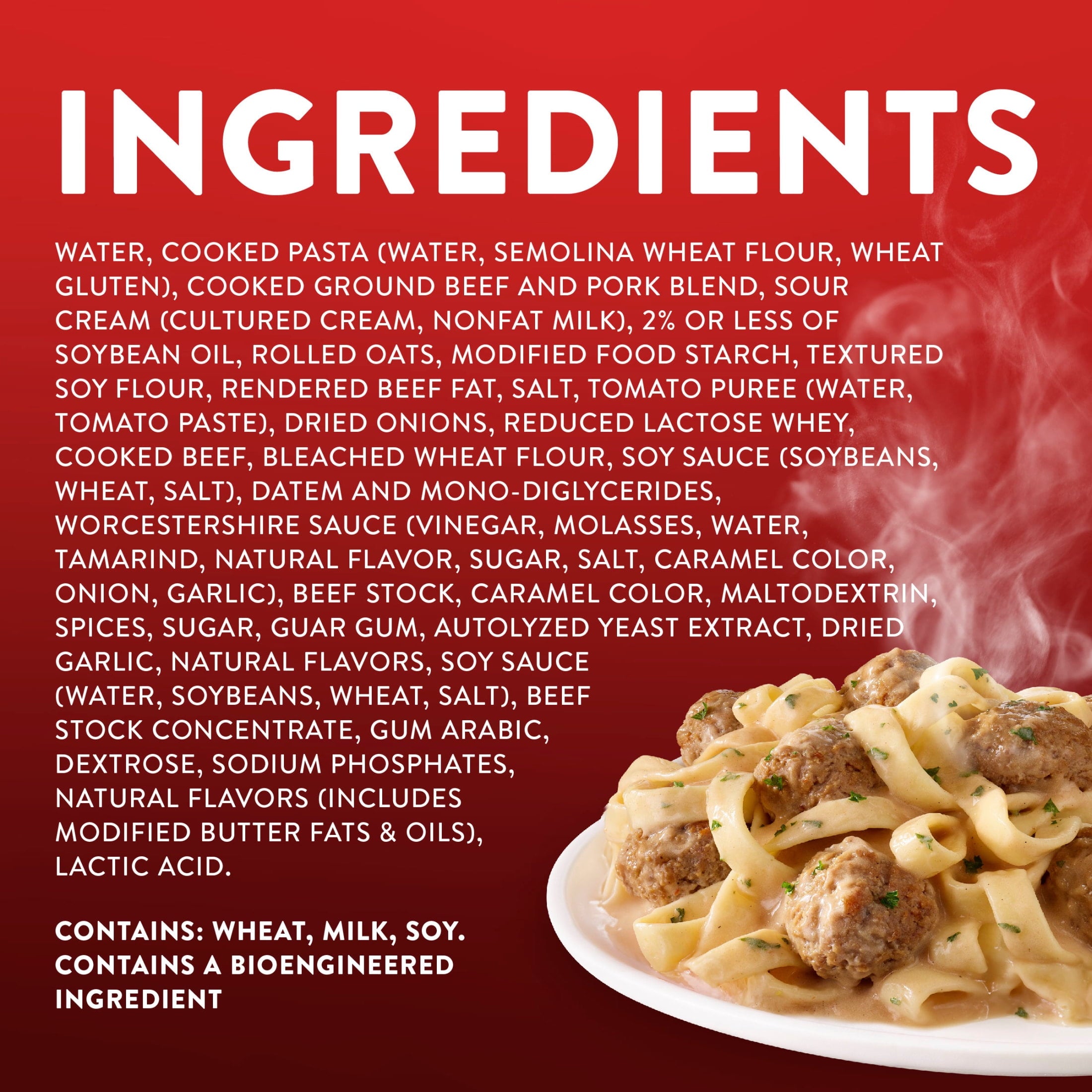Stouffer's Swedish Meatballs Frozen Pasta Single Serve 11.5 Oz