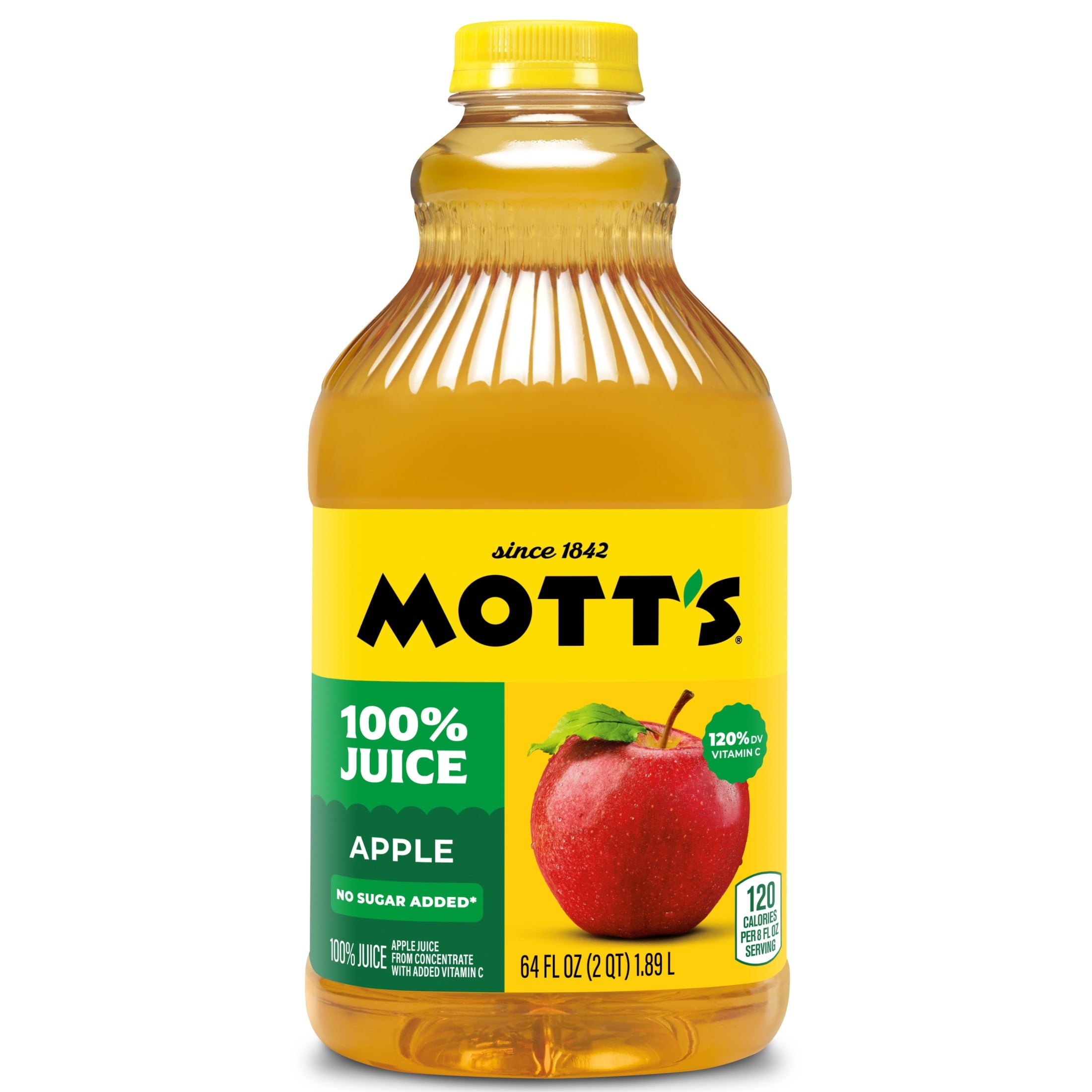 Mott's 100% Apple Juice Pulp-Free 64 fl oz Bottle