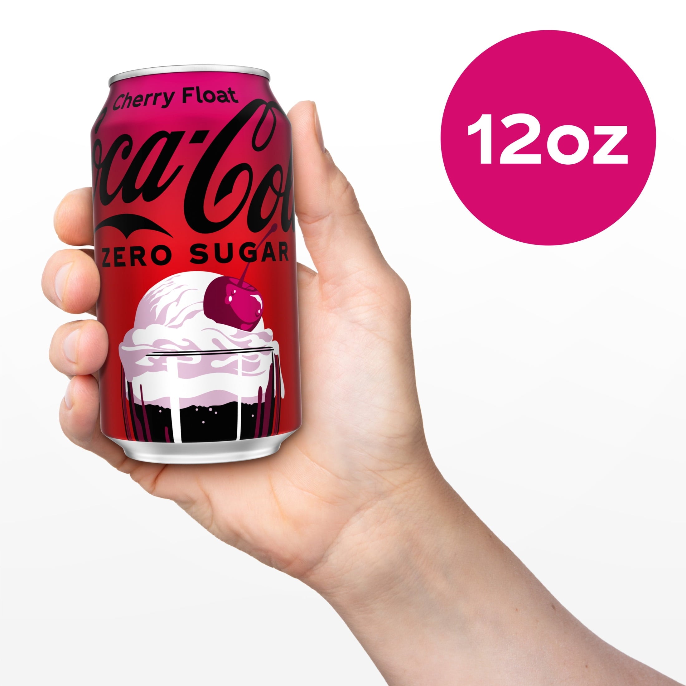 Zero Sugar Cherry Float Soda Pop Fridge Pack Cans 12 Fl Oz 12 Pack Coca-Cola