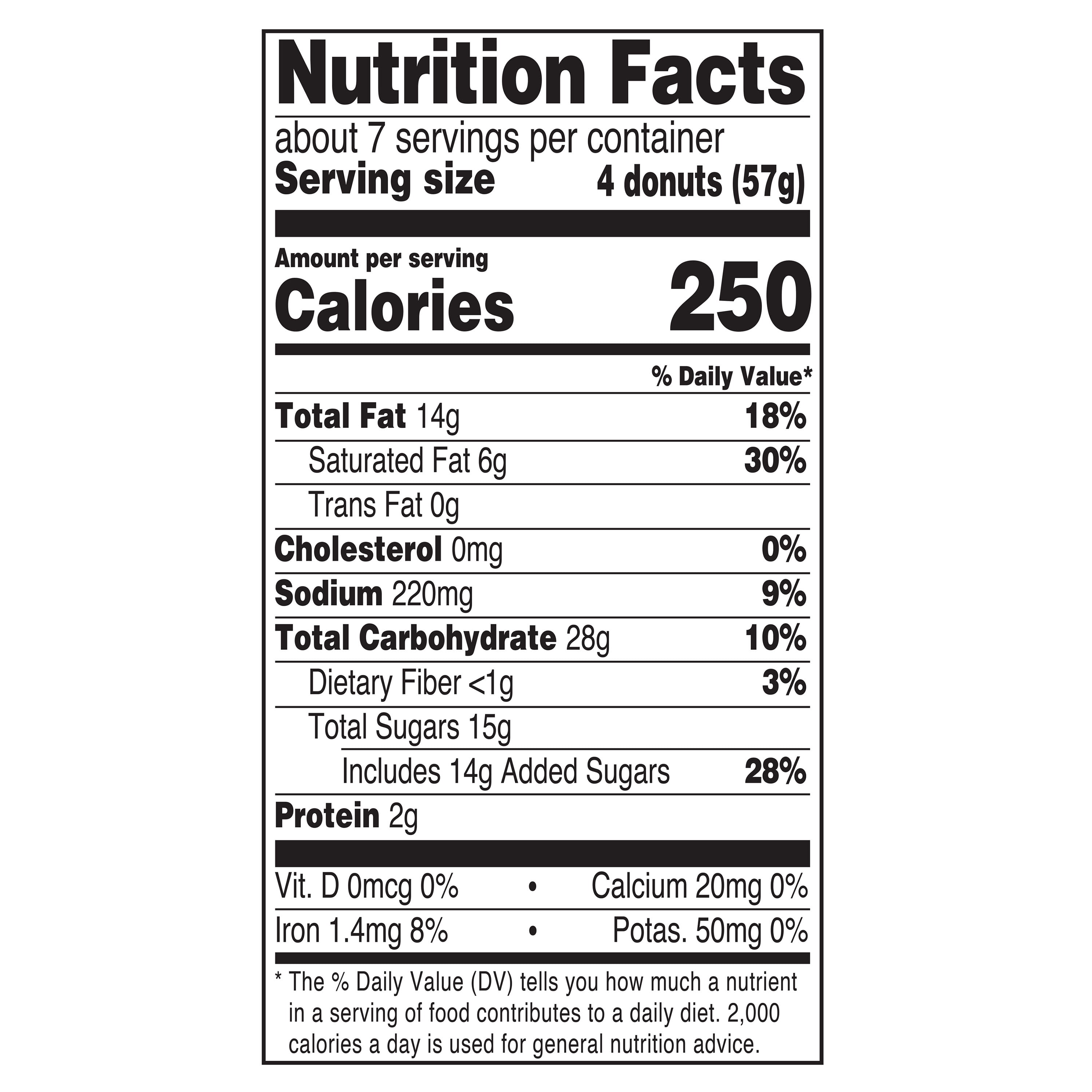 Powdered Cinnamon Sugar Mini Donuts 14 Oz 21 Count Freshness Guaranteed