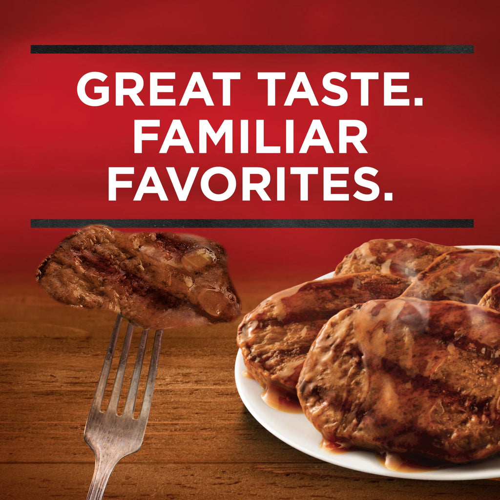 Banquet Salisbury Steaks & Brown Gravy Frozen Family Meal 27 Oz
