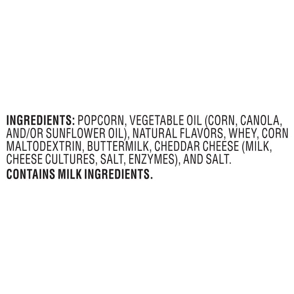 White Cheddar Flavored Popcorn Snacks 6.25 Oz 10 Count Smartfood