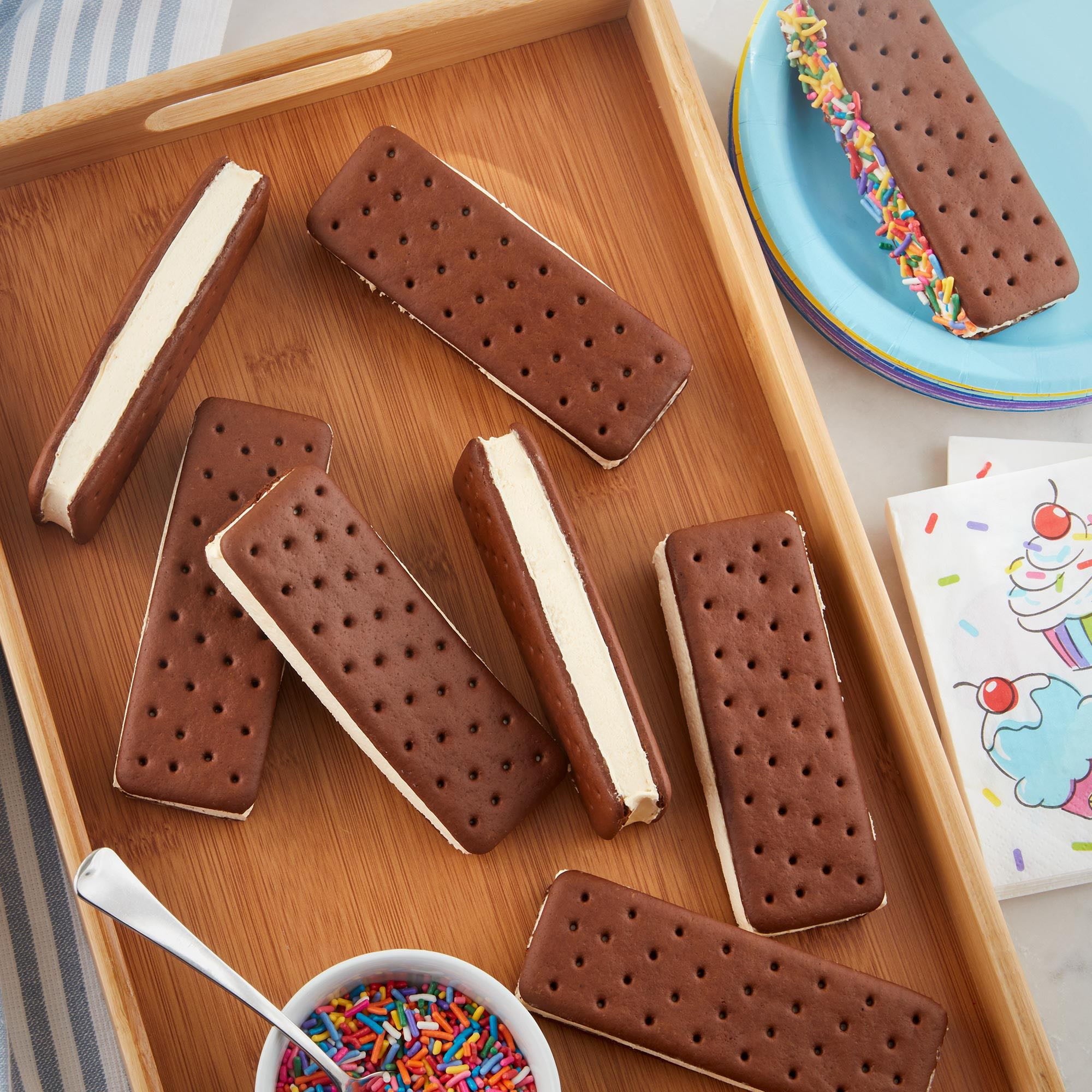 Great Value Vanilla Ice Cream Sandwiches 42 Fl Oz 12 Count