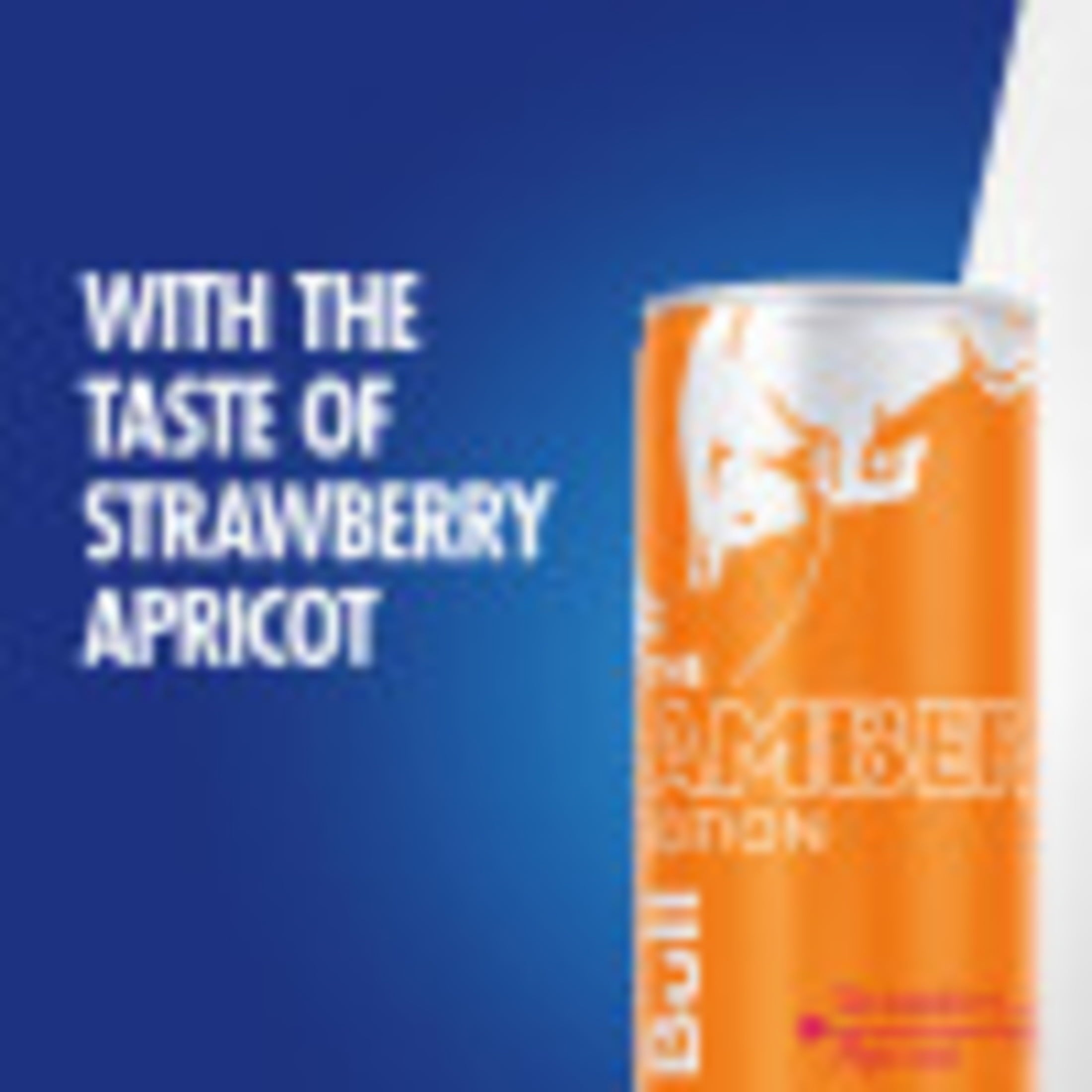 Red Bull Amber Edition Strawberry Apricot Energy Drink 12 fl oz 24 Pack Cans