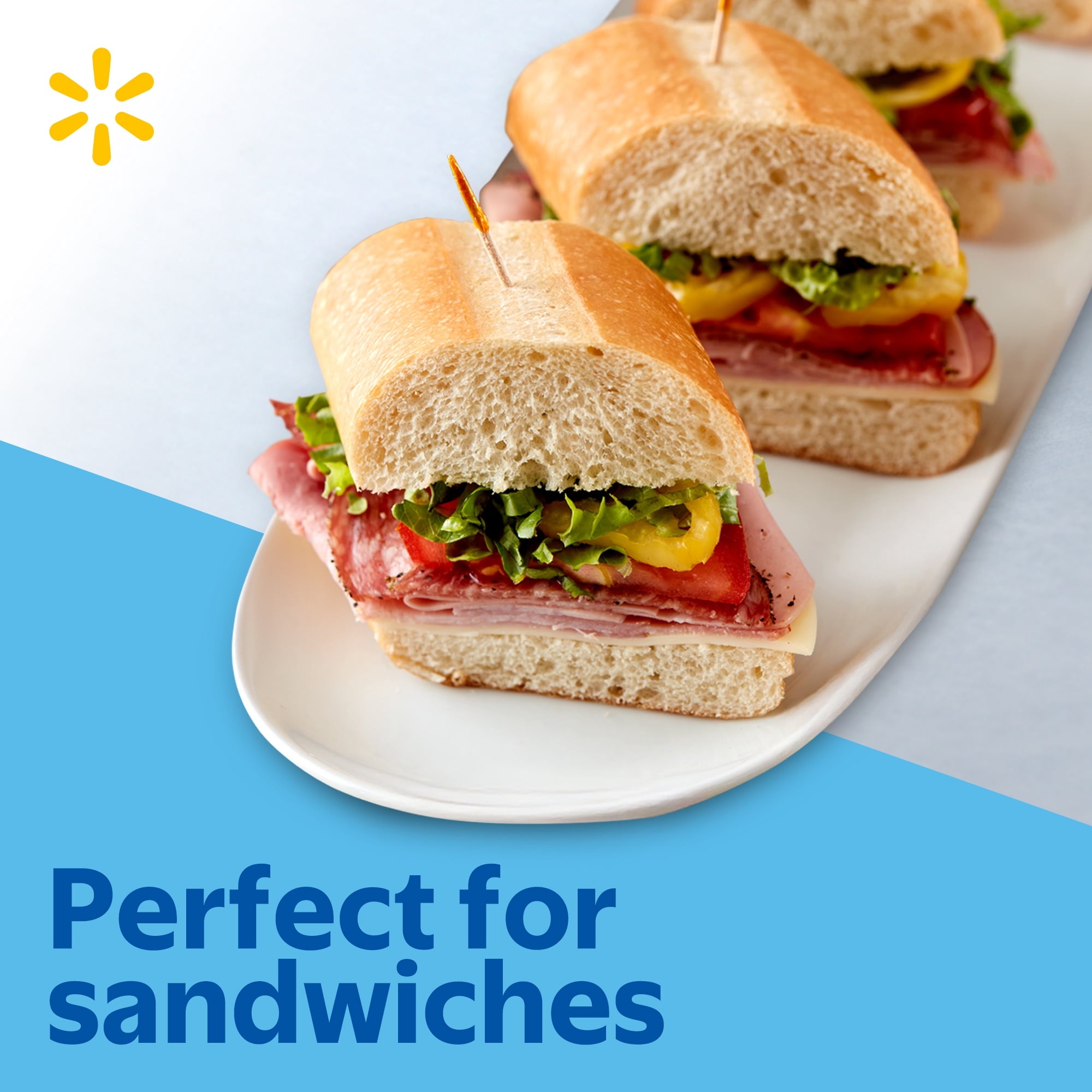 White Sub Rolls 16 Oz 6 Count