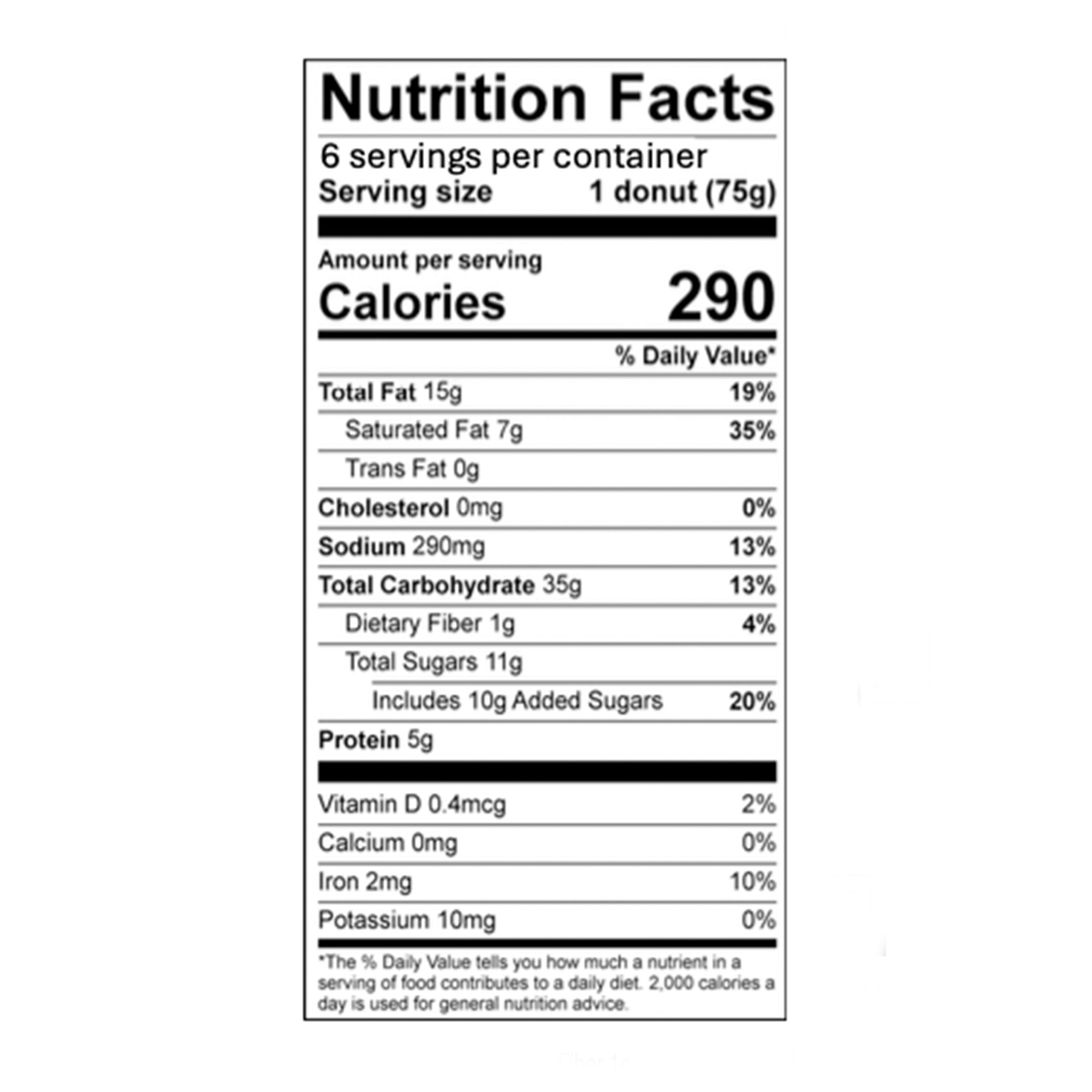 Chocolate Iced Donuts 14 Oz 6 Count Freshness Guaranteed