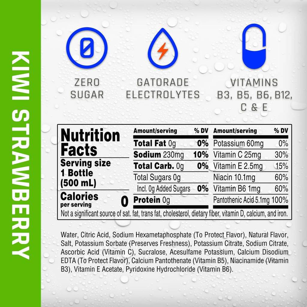 Propel Electrolyte Enhanced Water Sports Drink Zero Calorie Zero Sugar Hydration with Vitamins C & E 16.9 fl oz 12 Pack
