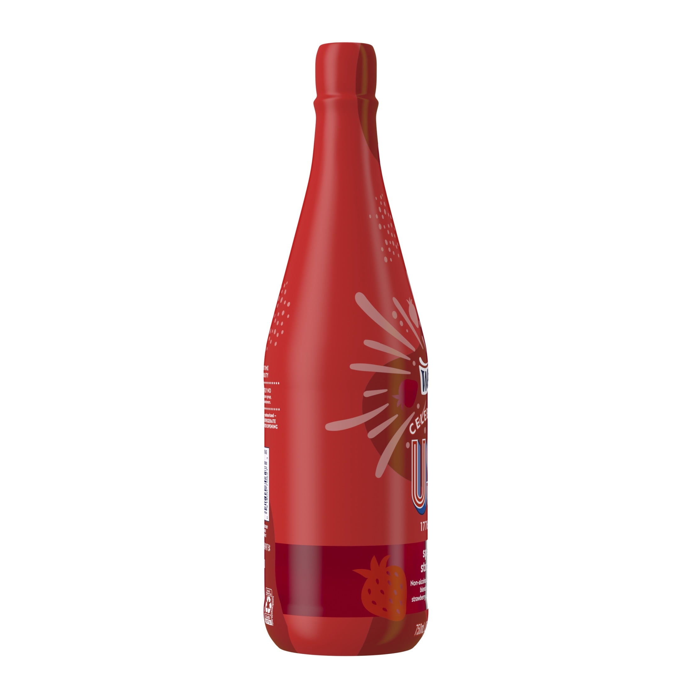 Welch's Non-Alcoholic Sparkling Strawberry Juice Cocktail 25.4 fl oz Bottle