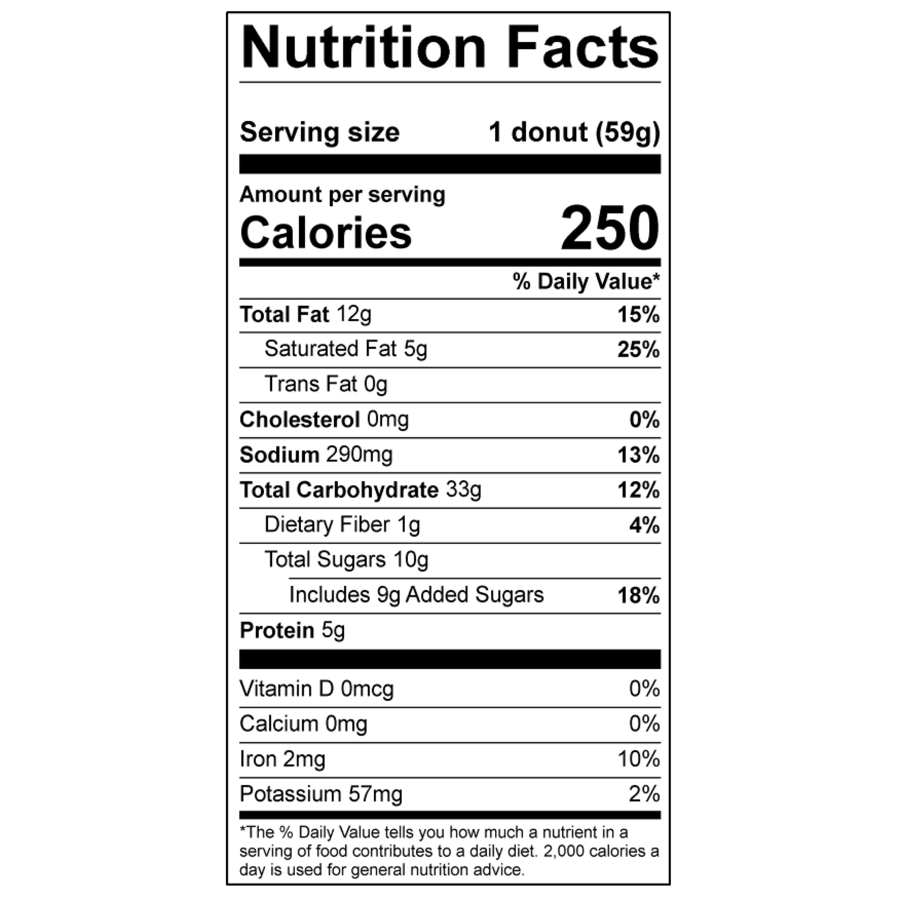 Sugar Topped Donuts 4 Oz 2 Count Freshness Guaranteed