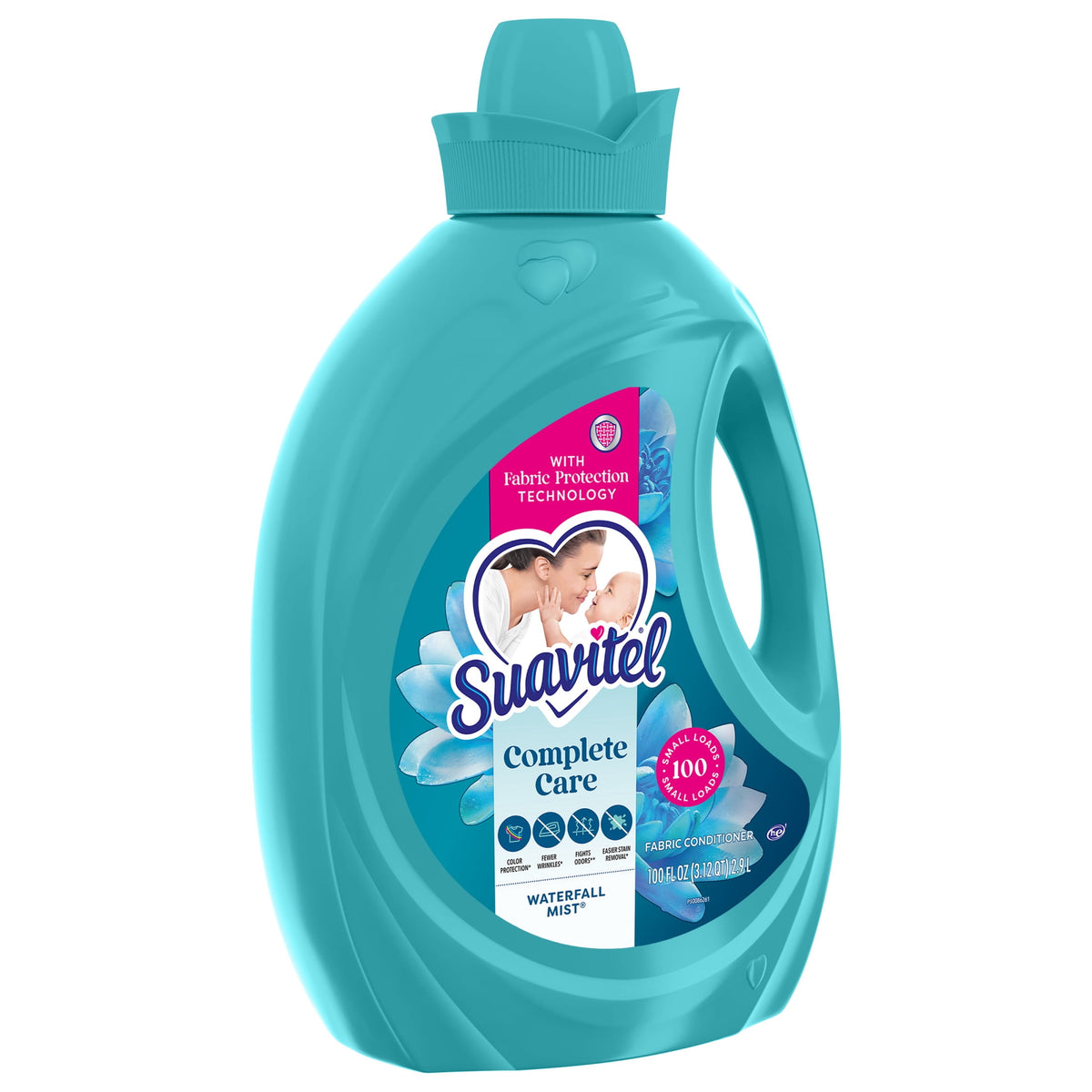 Suavitel Complete Liquid Fabric Softener Waterfall Mist Scent 100 fl oz