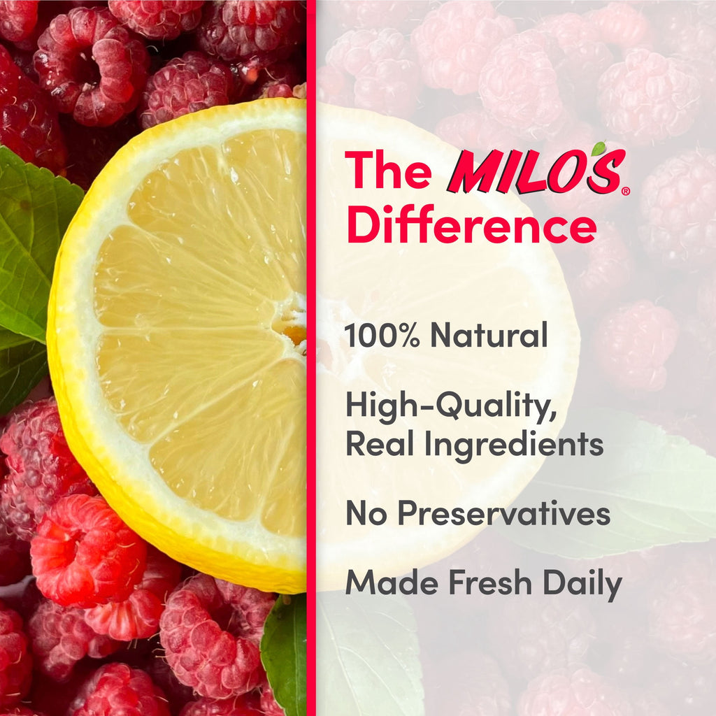 Milo's Raspberry Lemonade Refrigerated Juice Drink 128 fl oz Gallon
